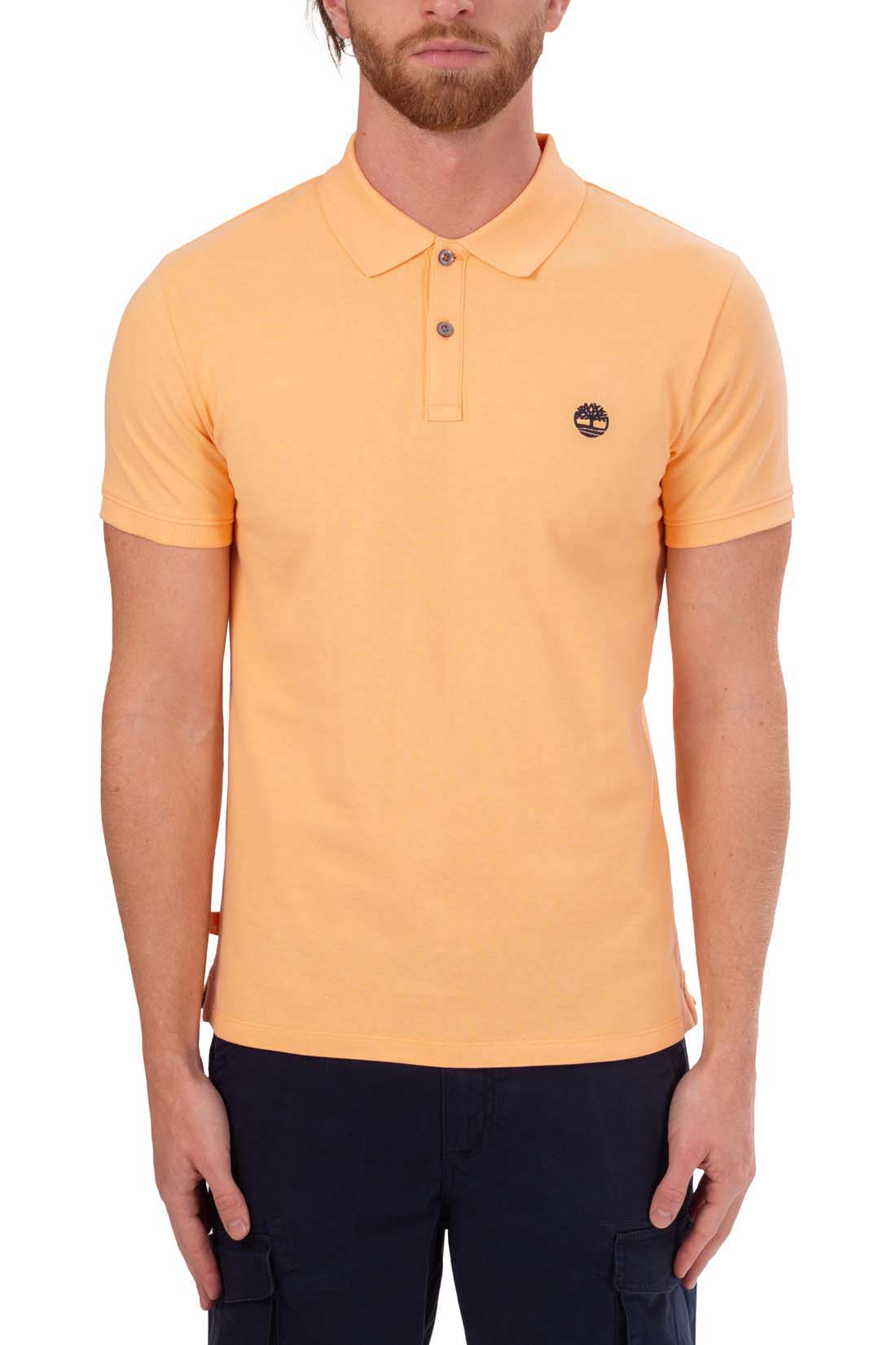 TIMBERLAND - Men's slim logo polo shirt  - Size XL-49