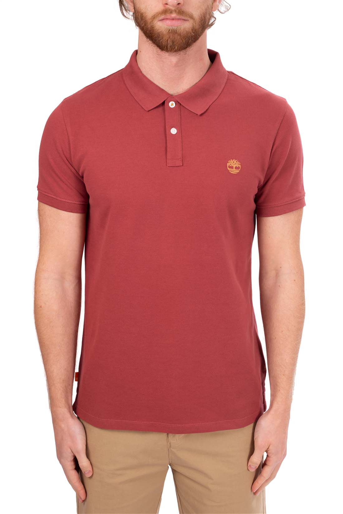 TIMBERLAND - Men's slim logo polo shirt  - Size XL-58
