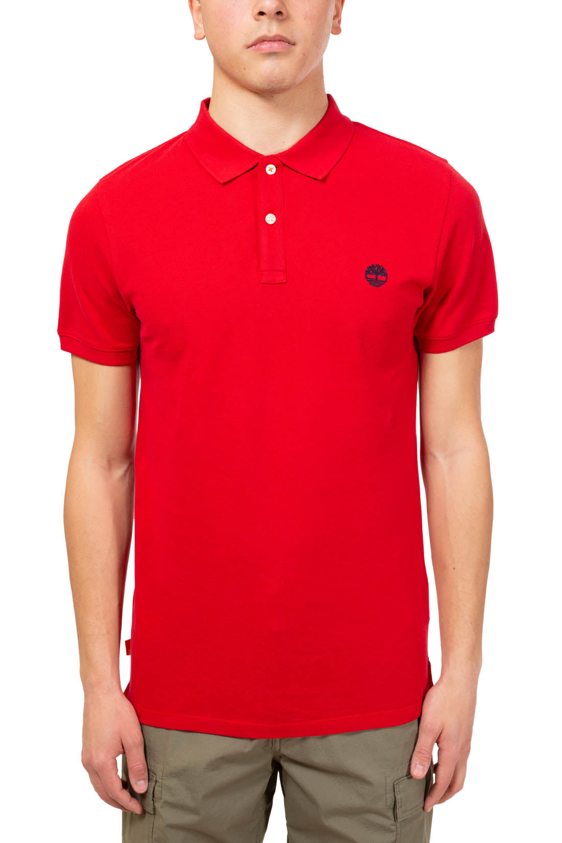 TIMBERLAND - Men's slim logo polo shirt  - Size XL-31