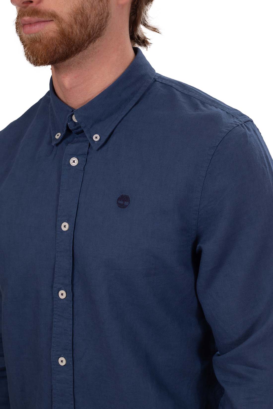 TIMBERLAND - Men's slim linen blend shirt - Size XXL-56