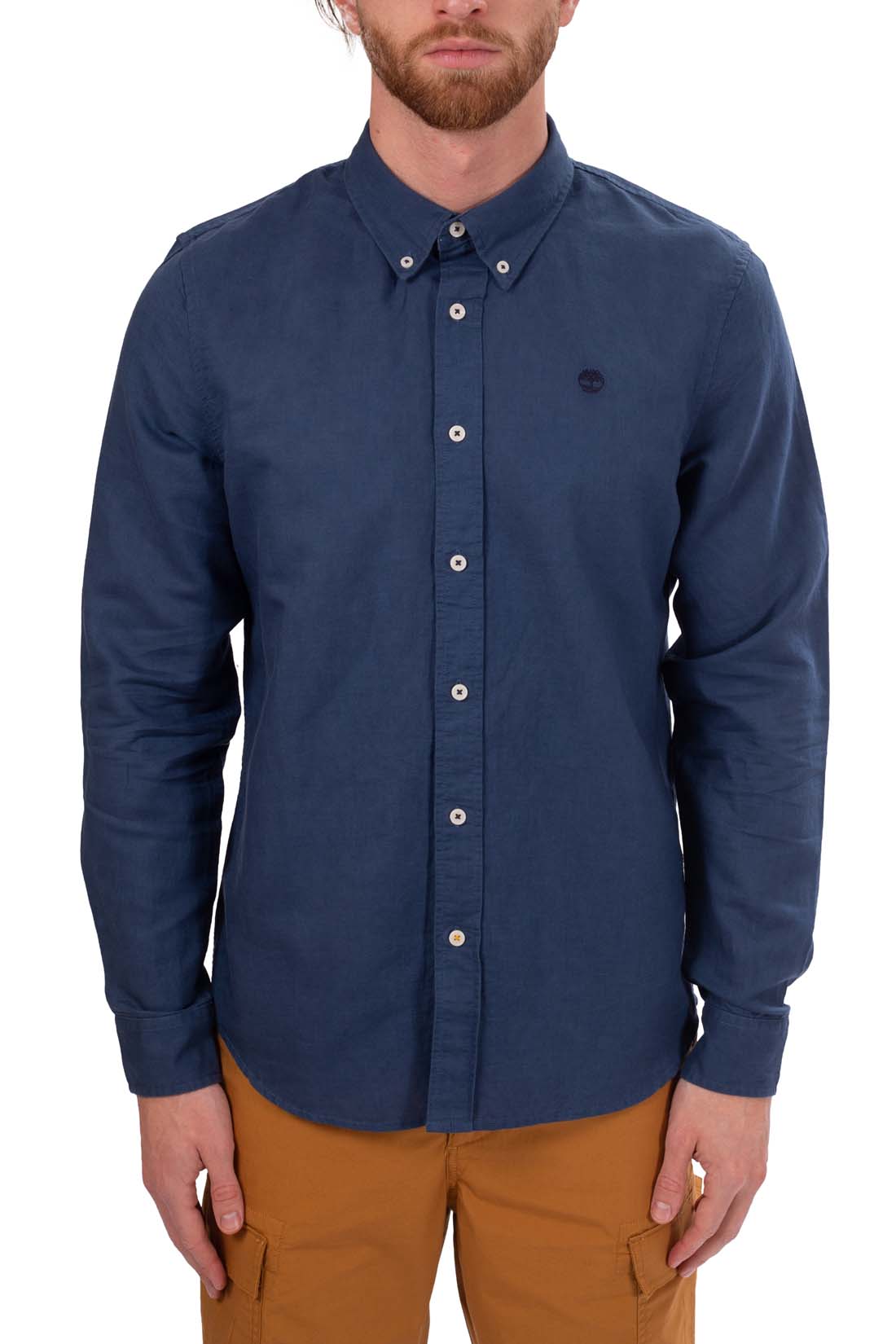 TIMBERLAND - Men's slim linen blend shirt - Size XXL-55