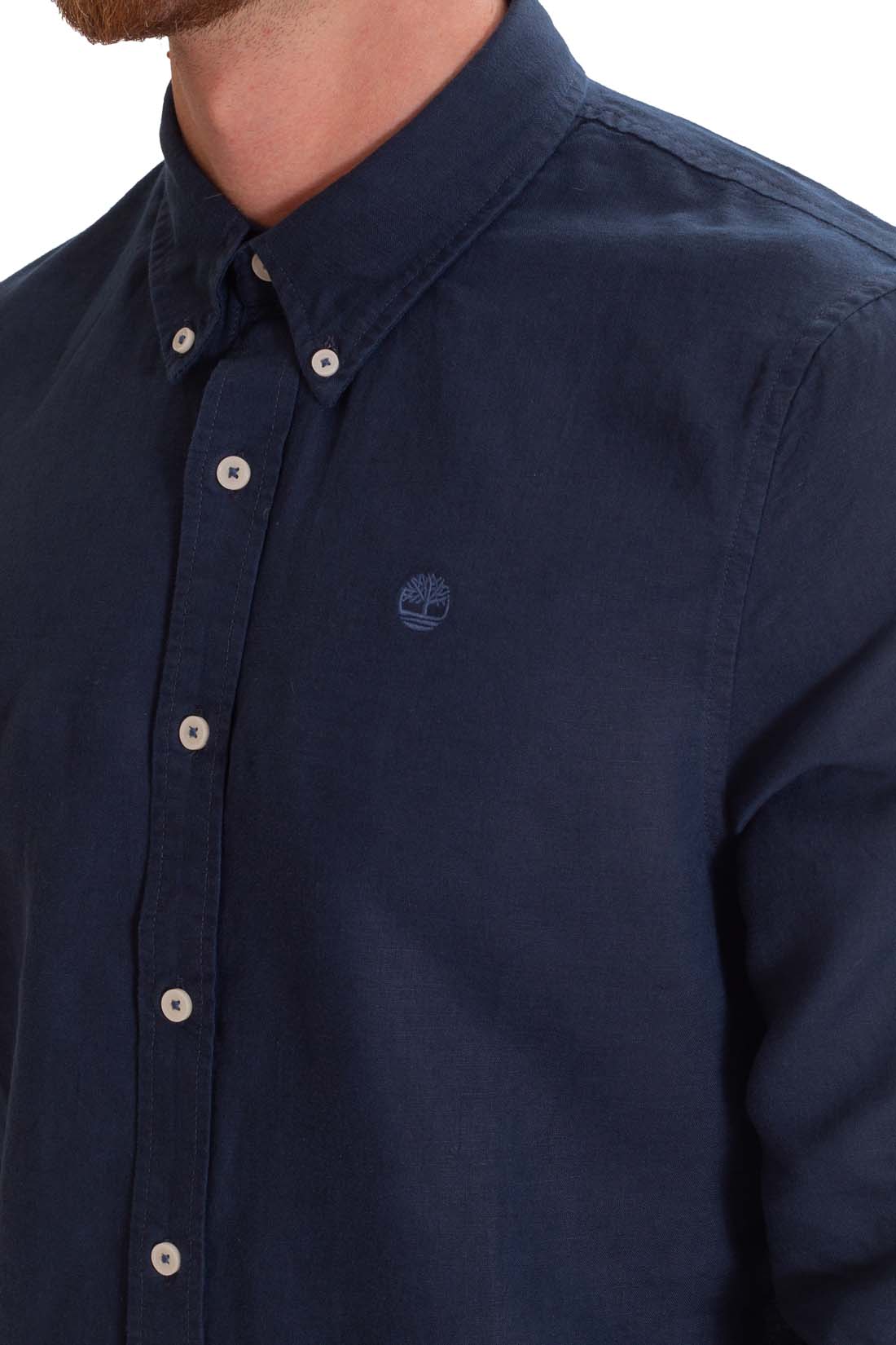 TIMBERLAND - Men's slim linen blend shirt - Size XXL-20