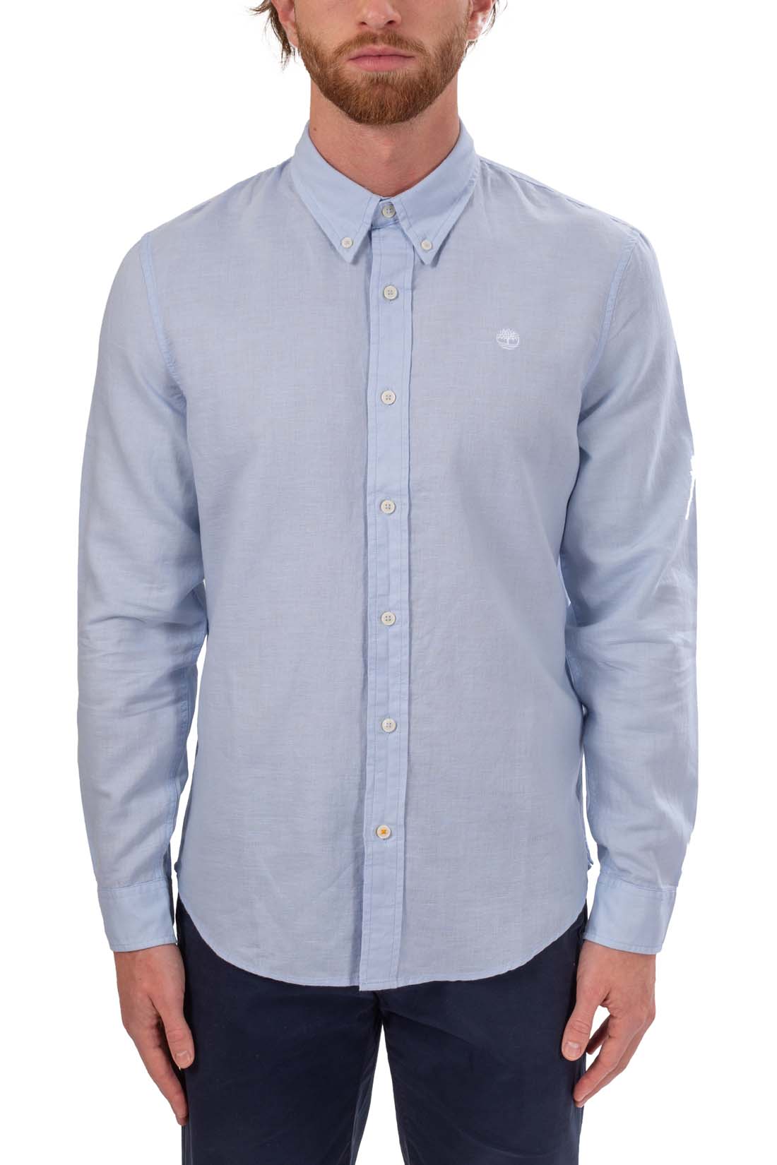 TIMBERLAND - Men's slim linen blend shirt - Size XXL-22