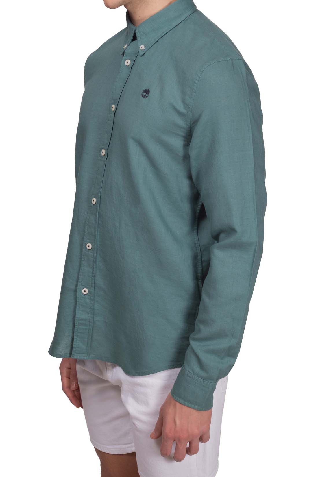 TIMBERLAND - Men's slim linen blend shirt - Size XXL-98