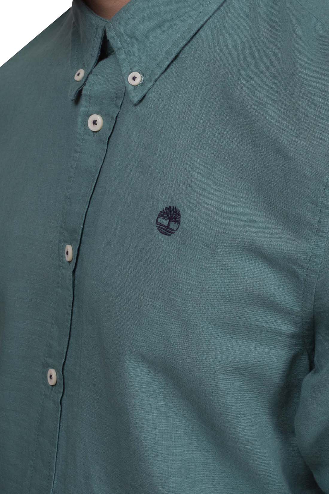 TIMBERLAND - Men's slim linen blend shirt - Size XXL-99