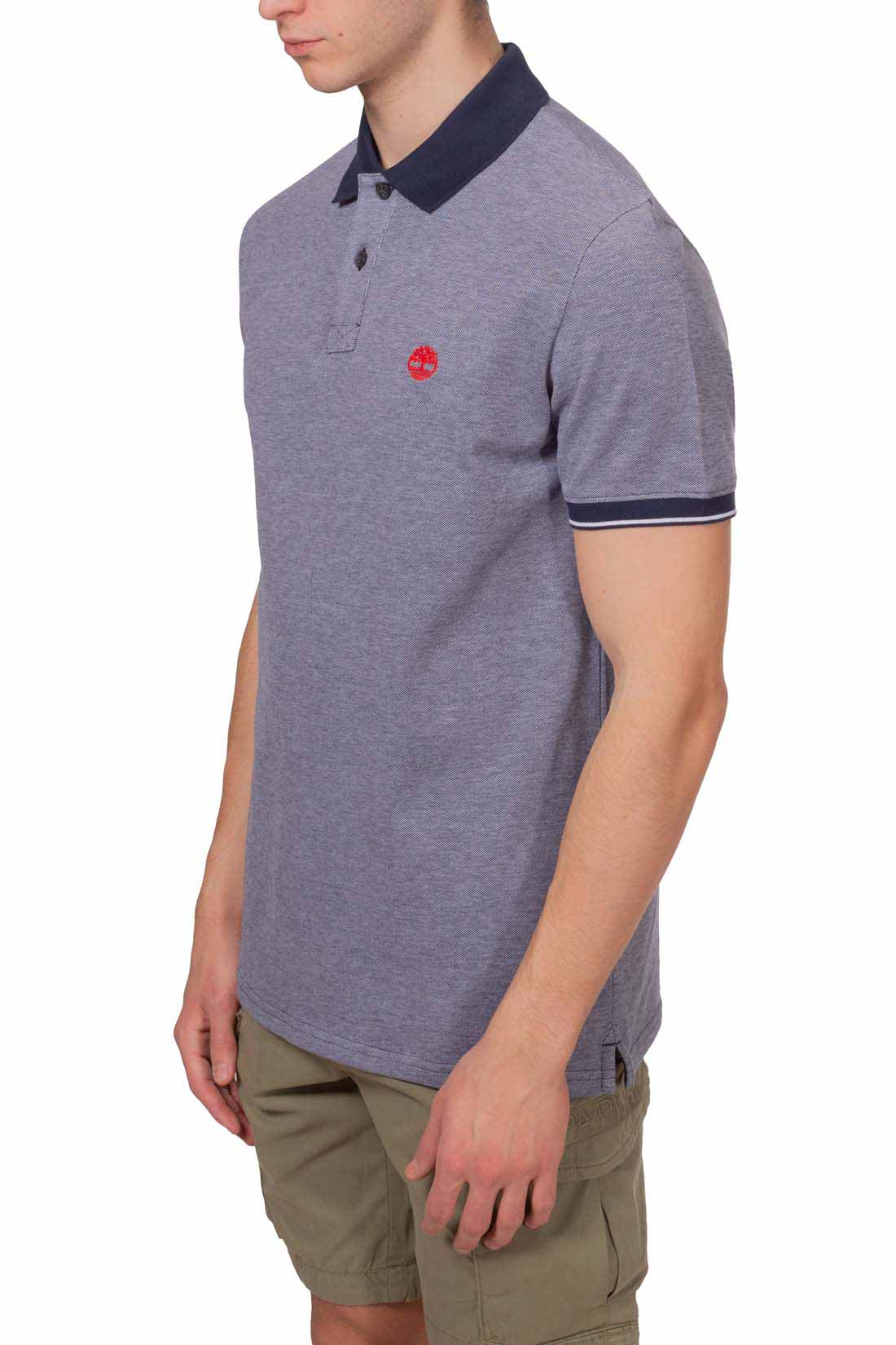 TIMBERLAND - Men's regular polo shirt in Oxford cotton-7