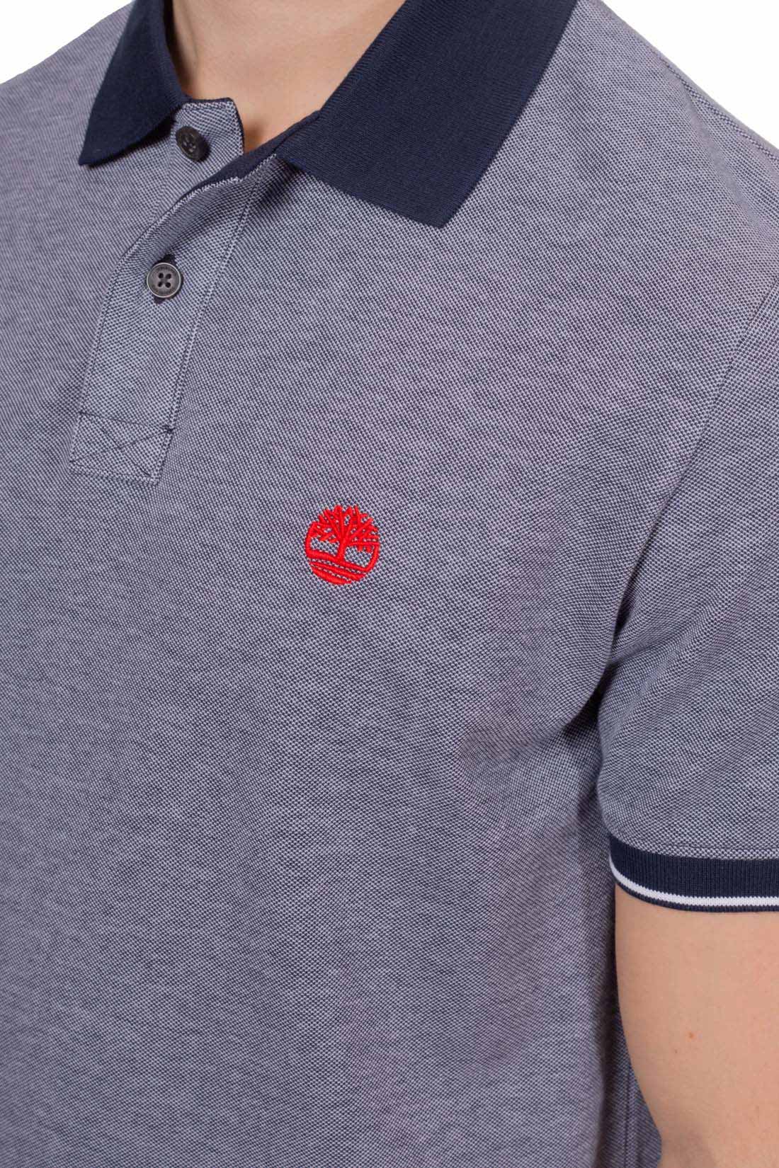 TIMBERLAND - Men's regular polo shirt in Oxford cotton-8
