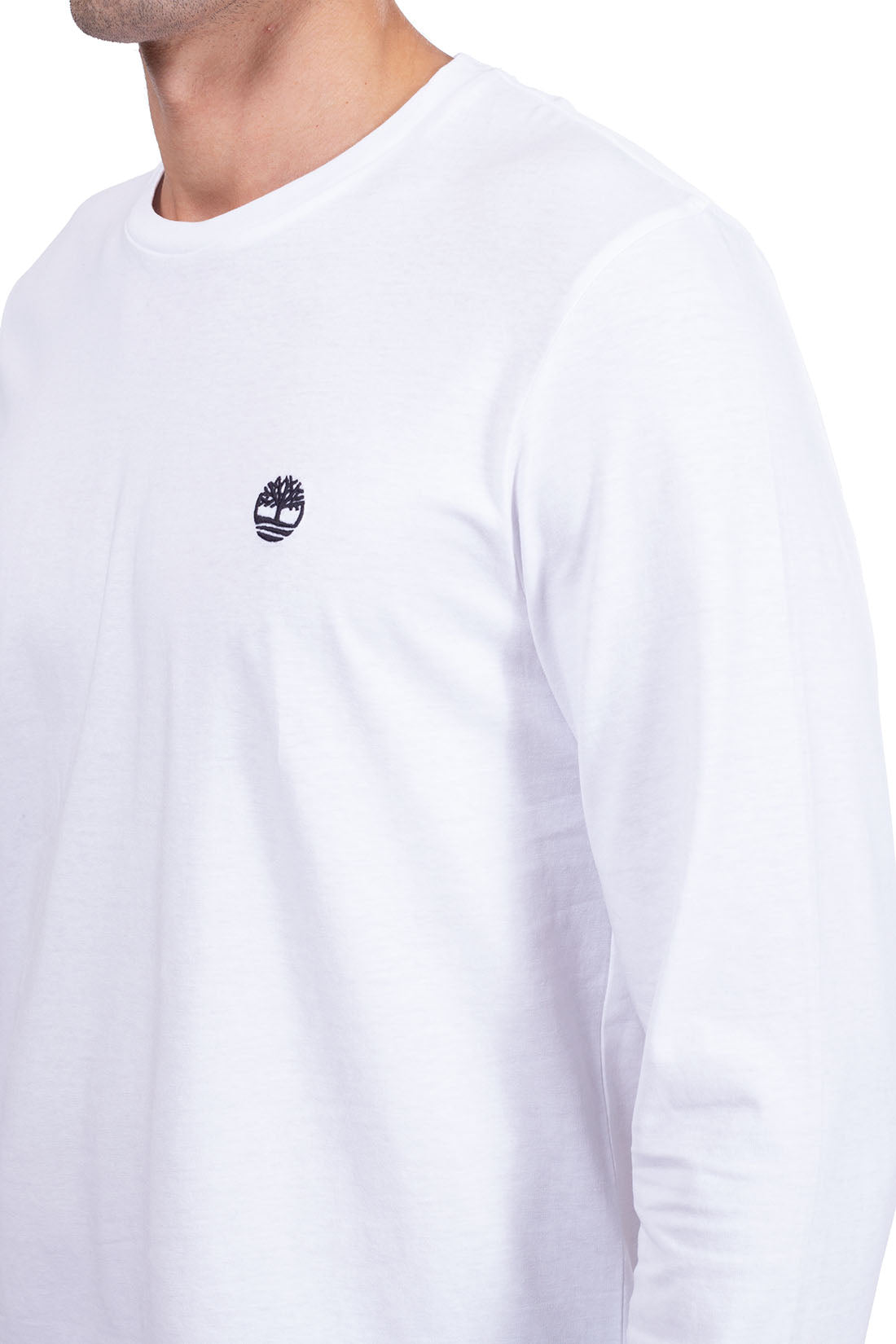 TIMBERLAND - Men's basic T-shirt with cuffs and logo  - Size XXL-11