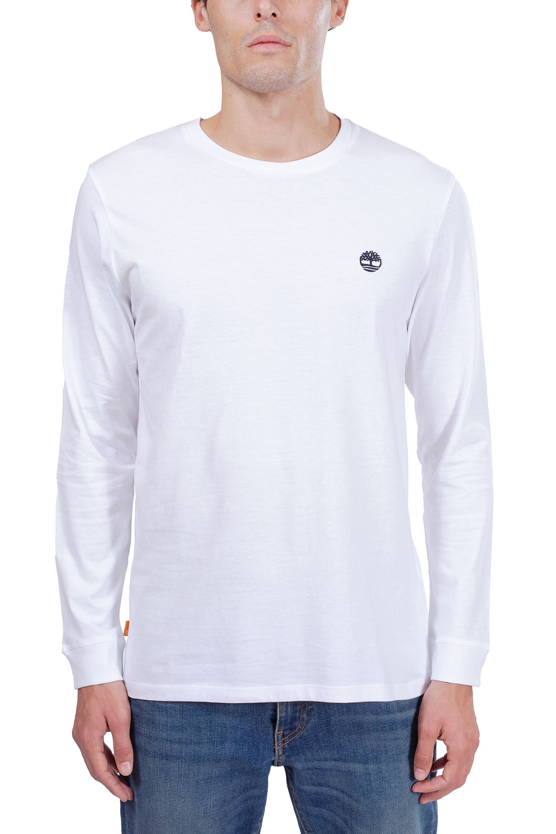 TIMBERLAND - Men's basic T-shirt with cuffs and logo  - Size XXL-7