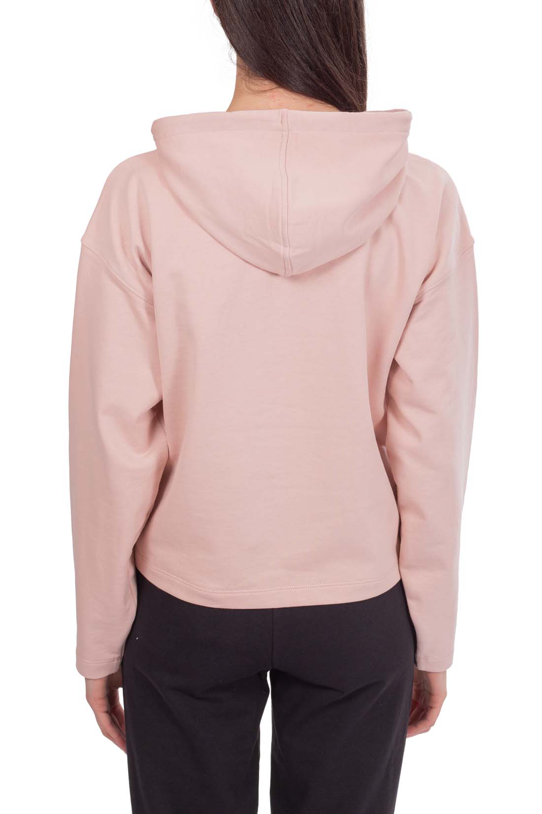 TIMBERLAND - Women's boxy hoodie with linear logo  - Size L-3