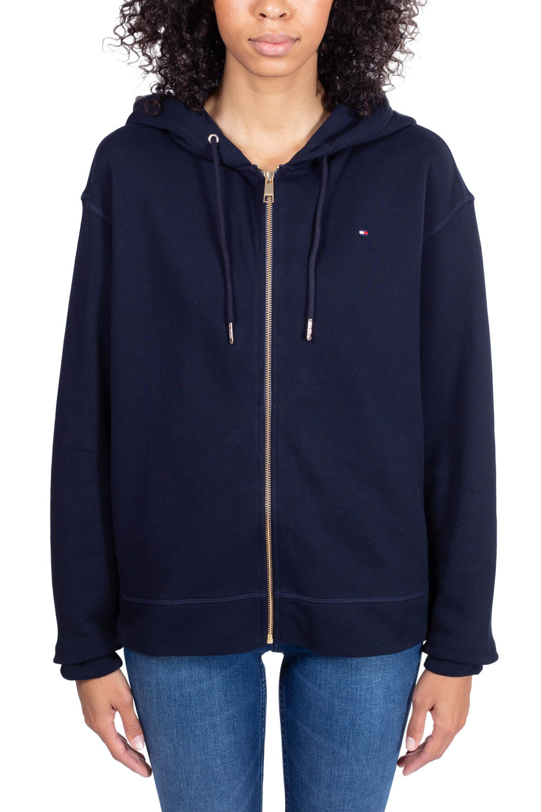 TOMMY HILFIGER - Women's logo sweatshirt with hood-10