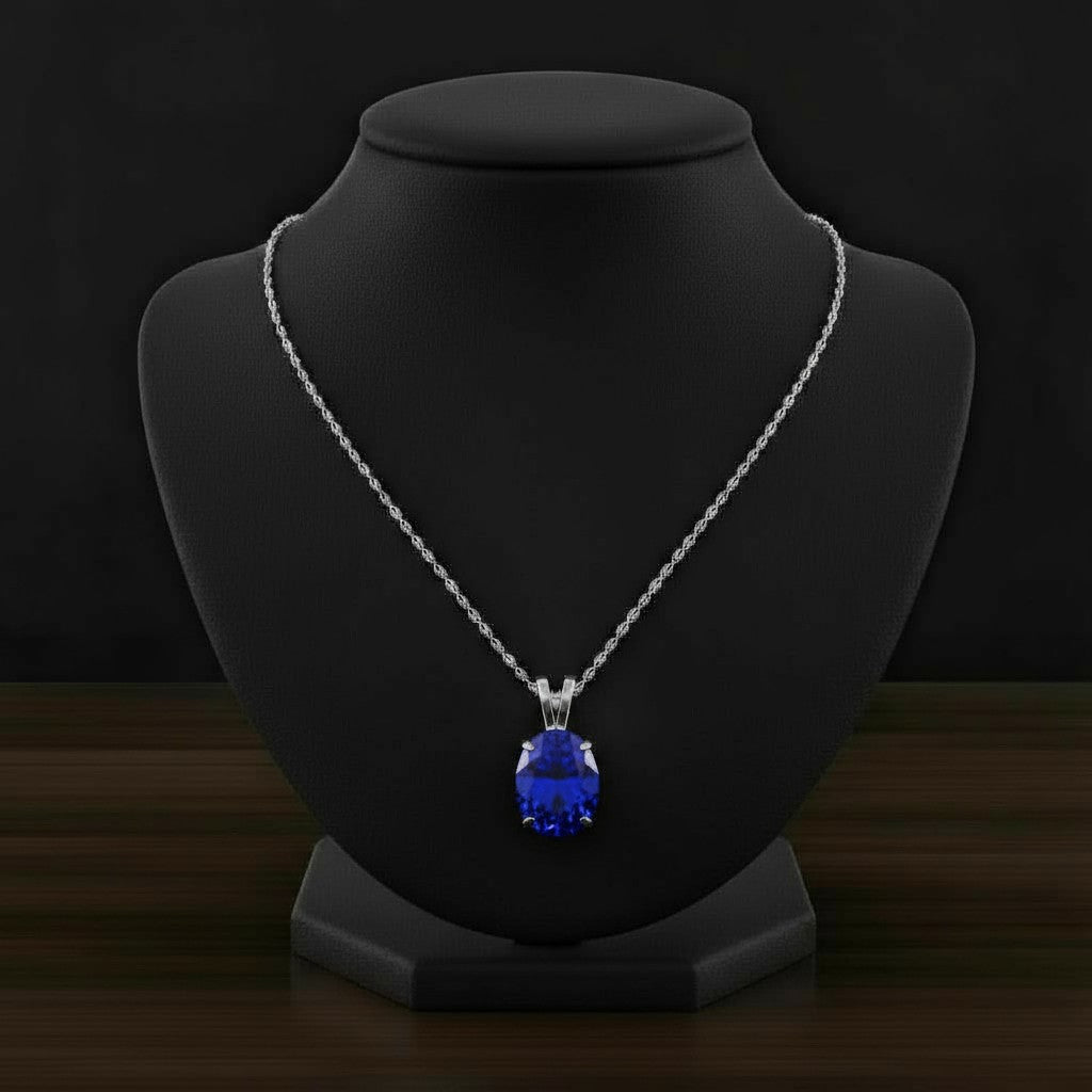 "Eternity" Oval Cremation Pendant 8x10mm
