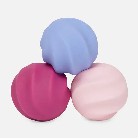 Speks Odds Soft Silicone Fidget Magnets, Silent Stress Relief Toys, Pink Swirls