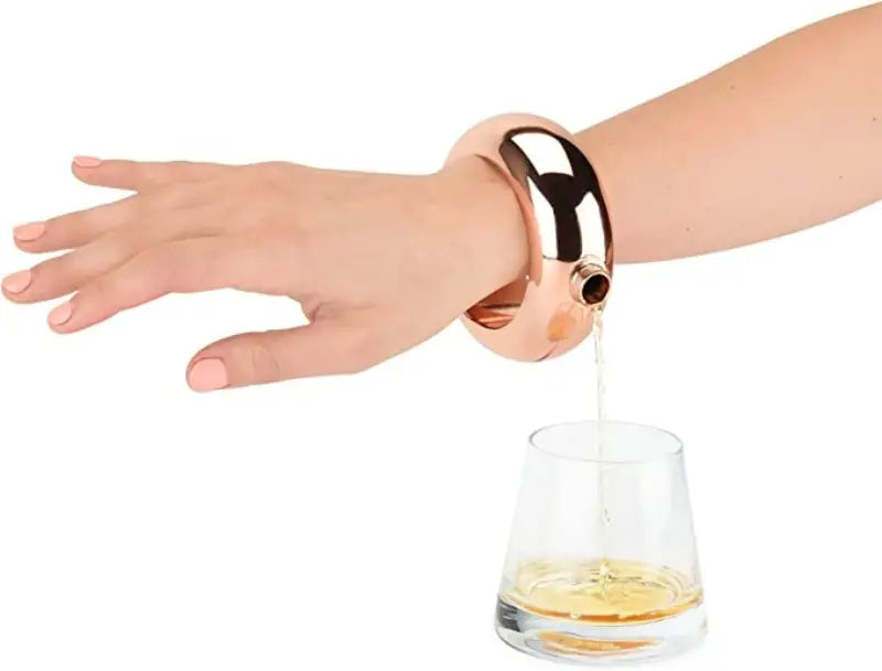 High Fashion Stainless Steel Flask Bracelet with Funnel