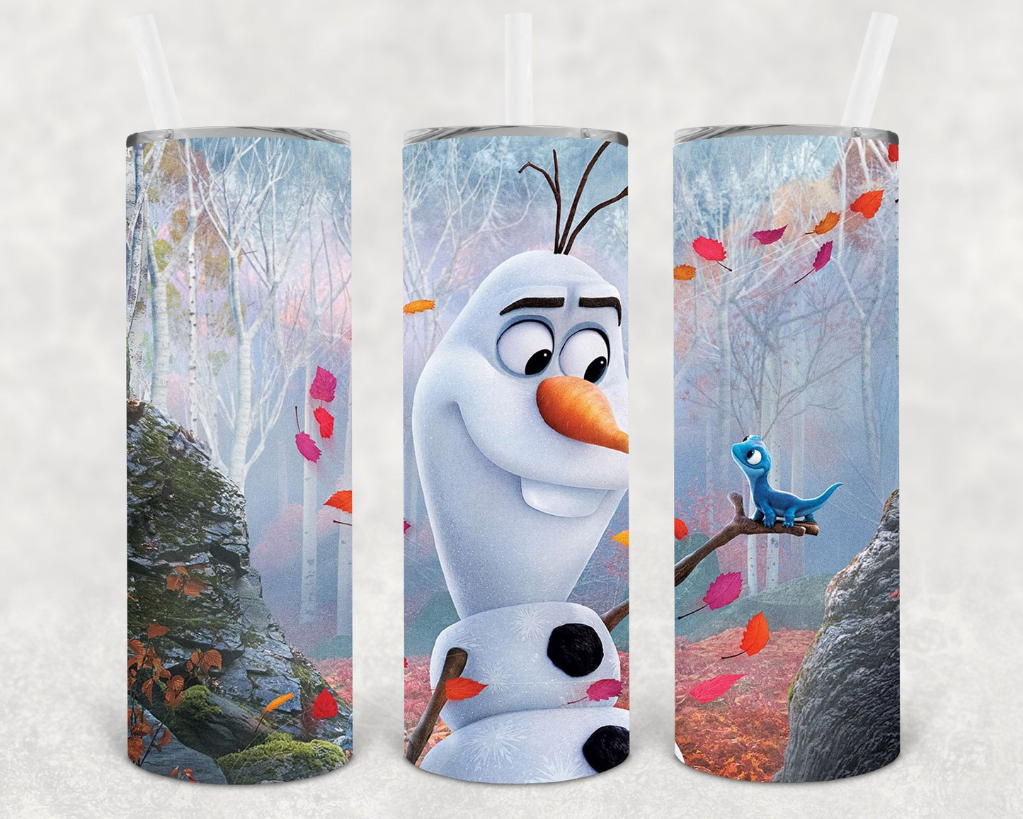 Olaf and Bruni 20 oz Skinny Tumbler