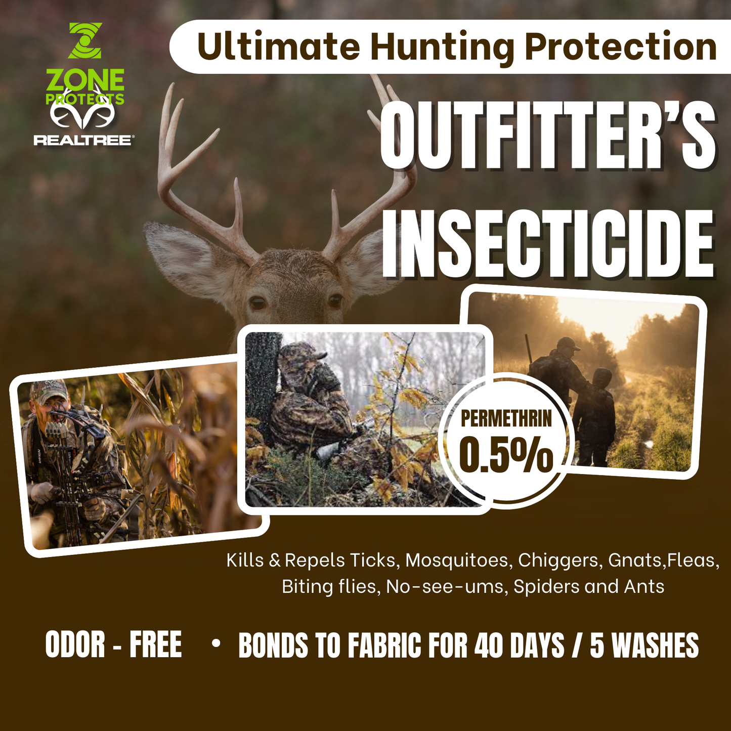 Realtree Outfitter's Permethrin Refill, 32oz