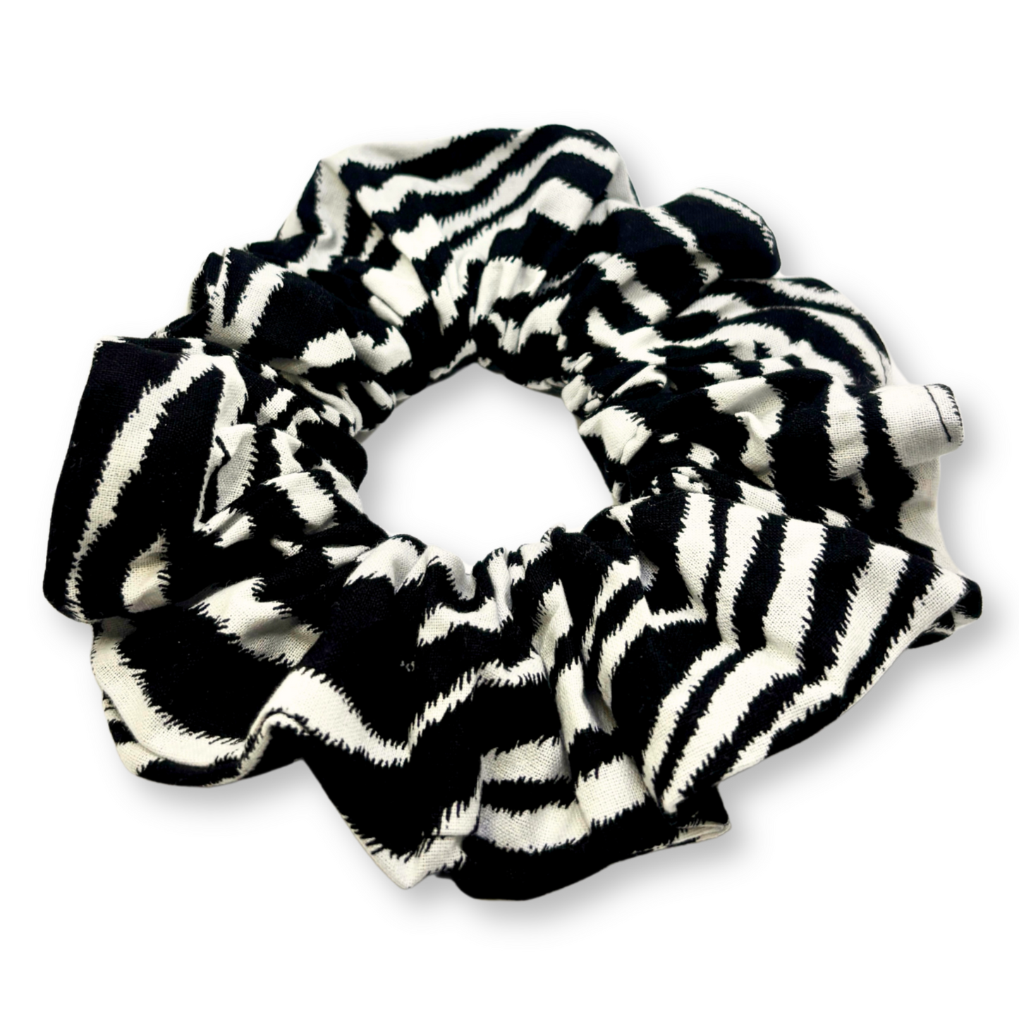 Zebra Print Scrunchie