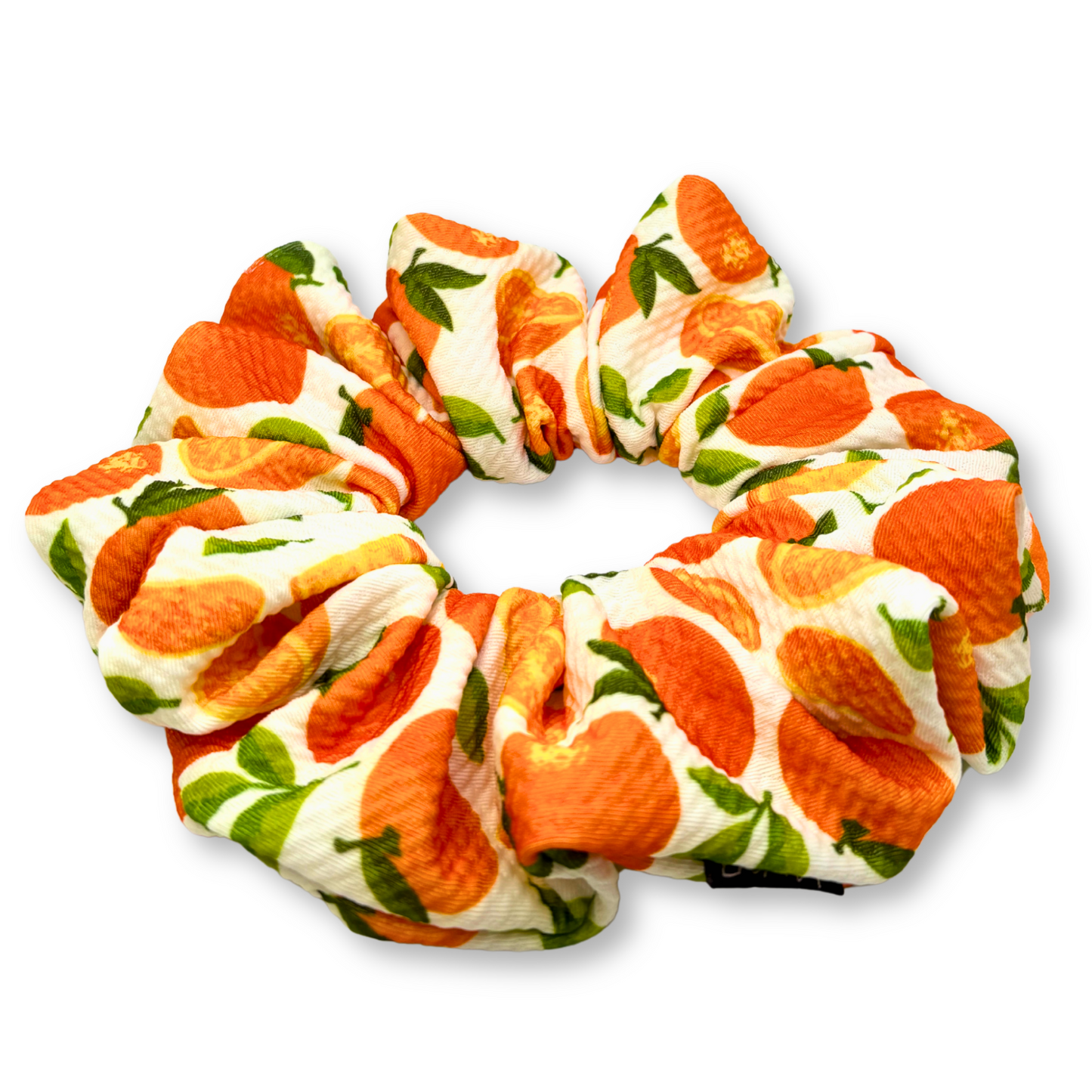 Orange Summer Bullet Scrunchie