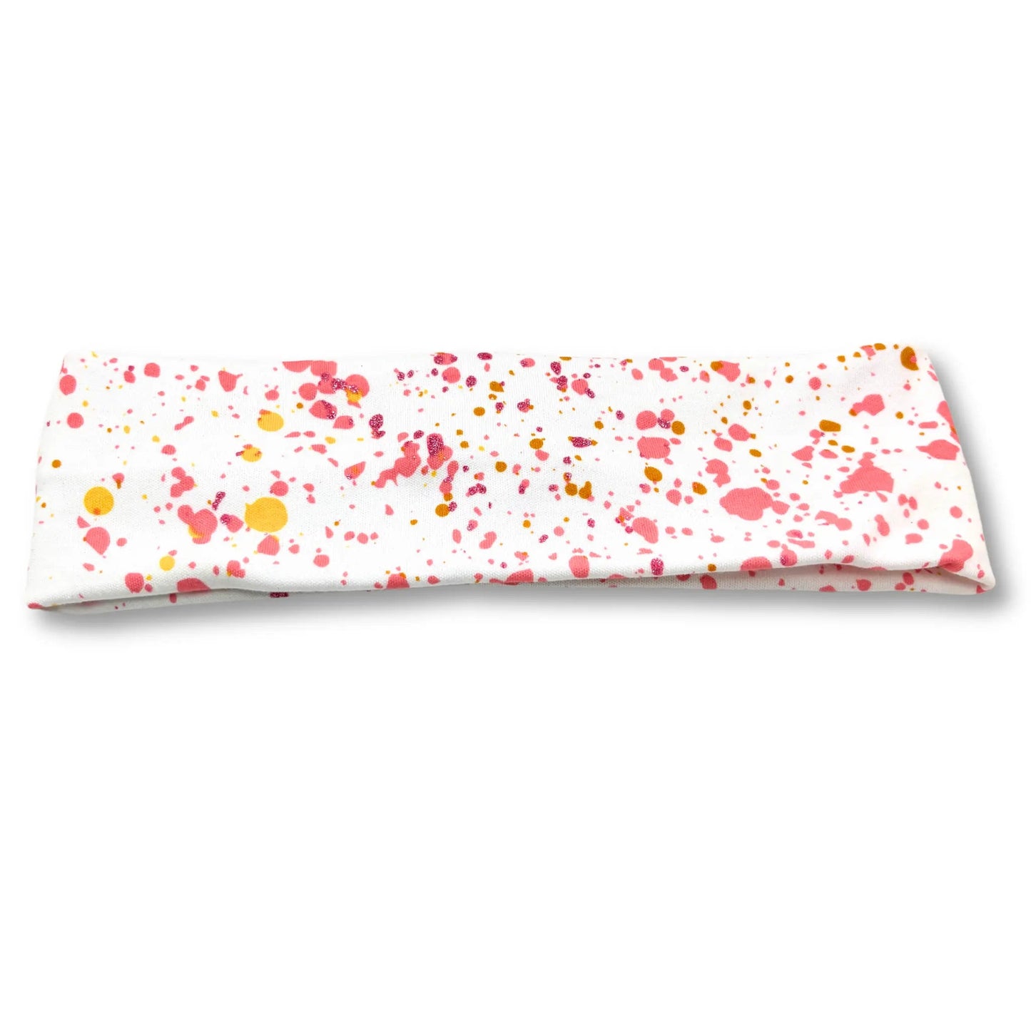 Splatter Paint White Headband