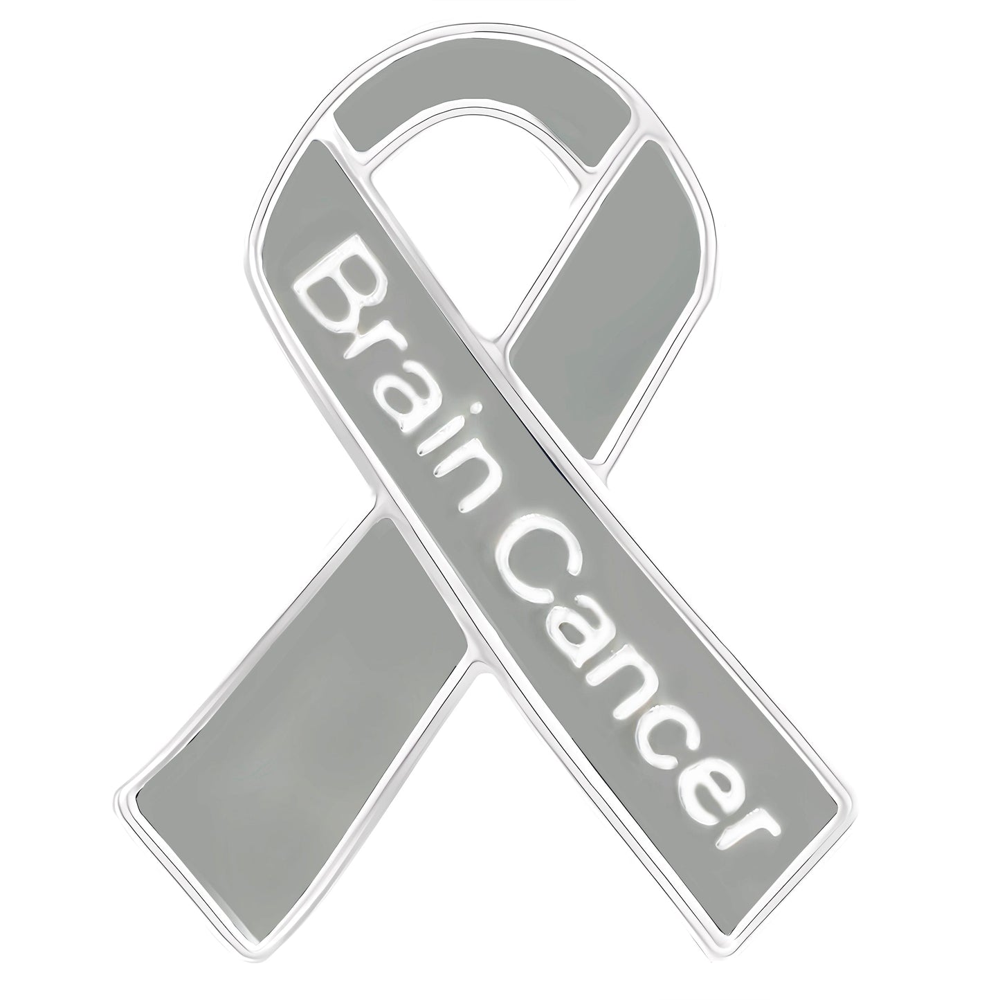 10 Pack Brain Cancer Awareness Ribbon Pins