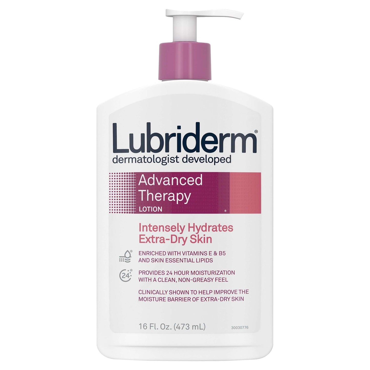 Lubriderm Advanced Therapy Daily Moisturizing Lotion with Pro-Ceramide, Vitamin E & B5 - 16 fl oz Pump