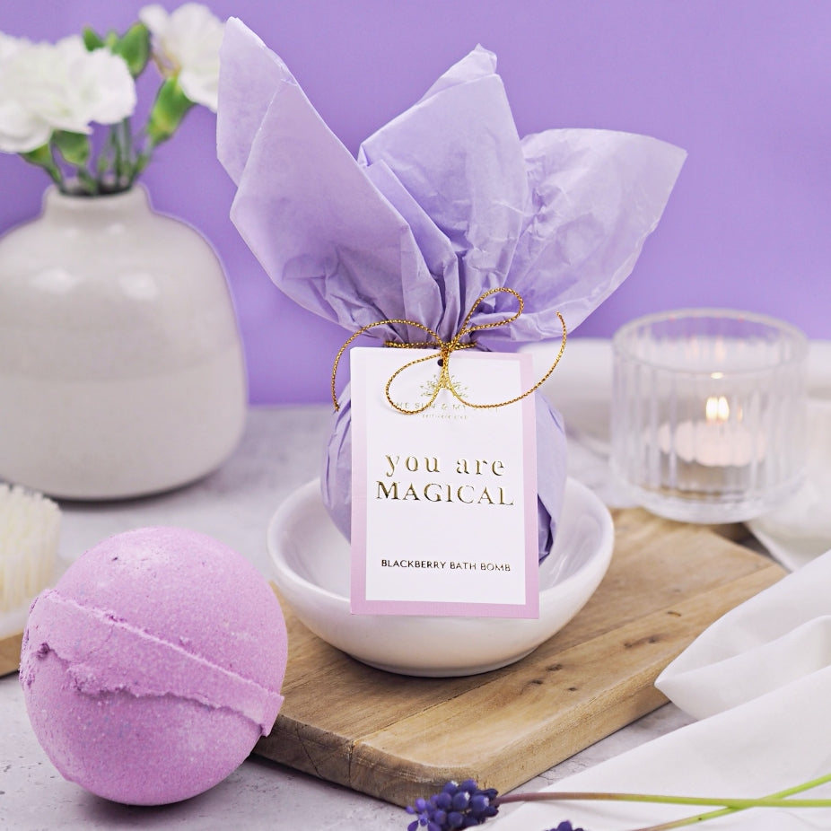 You Are Magical - Blackberry Bath Bomb Relaxing Soak-0