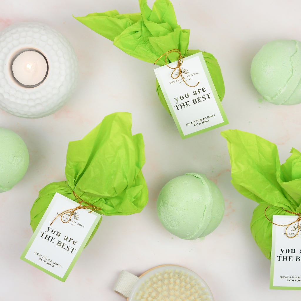 You Are The Best - Peppermint, Tea Tree Bath Bomb Refreshing Soak-2