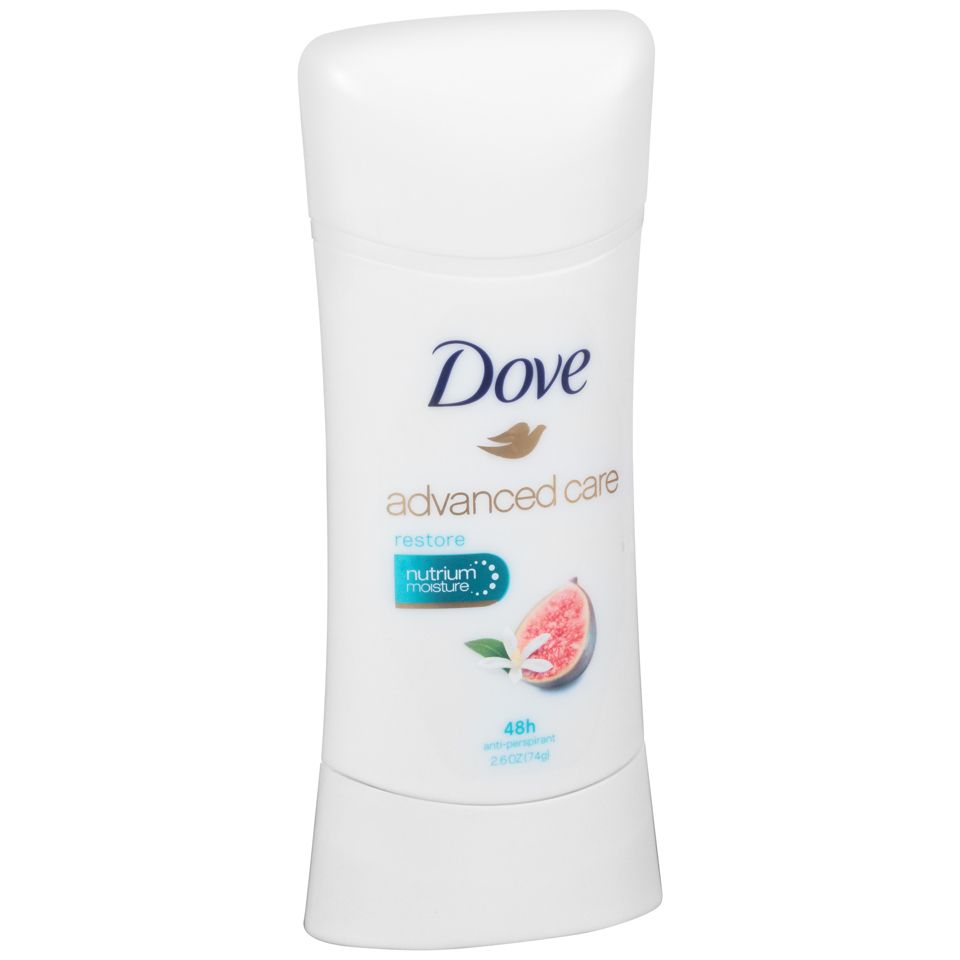 Dove Advanced Care Antiperspirant Deodorant Stick Restore, 2.6 Oz