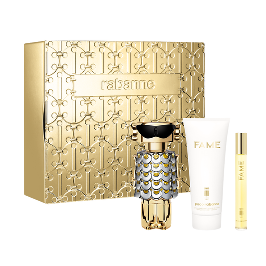 Paco Rabanne Fame Gift Set Eau de Parfum Women (2.7oz EDP + 3.4oz Body Lotion + 0.34oz Mini)