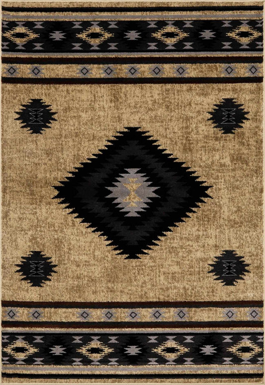 Buckhaven Brown Aztec Carpet-0