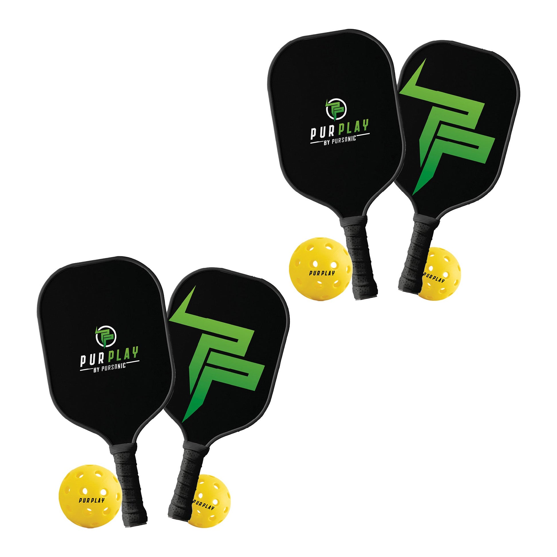 Pursonic The Ultimate Pickleball High Performance Set –4 Paddles, 4 Balls & 2 Carry Bag-4