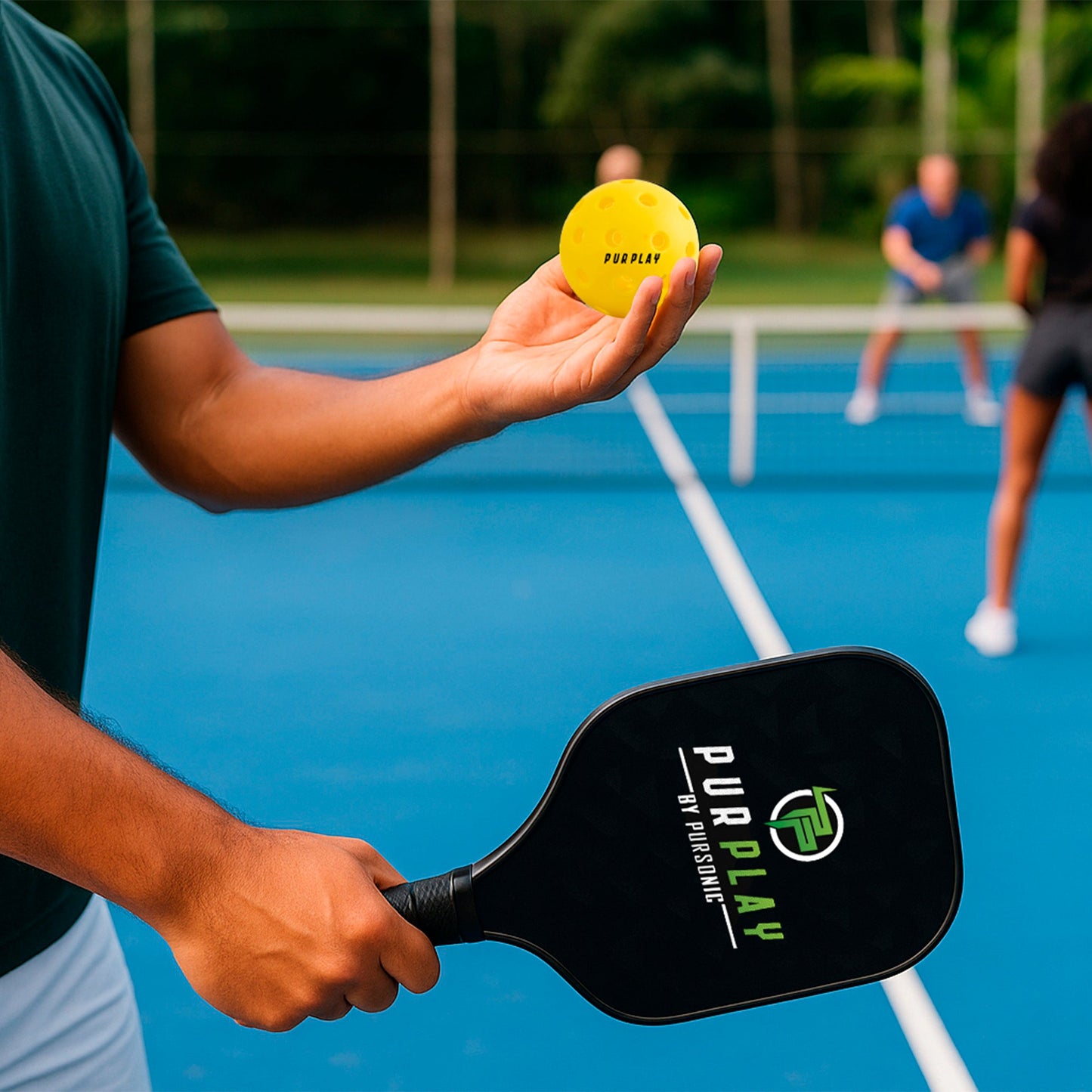 Pursonic The Ultimate Pickleball High Performance Set –4 Paddles, 4 Balls & 2 Carry Bag-2