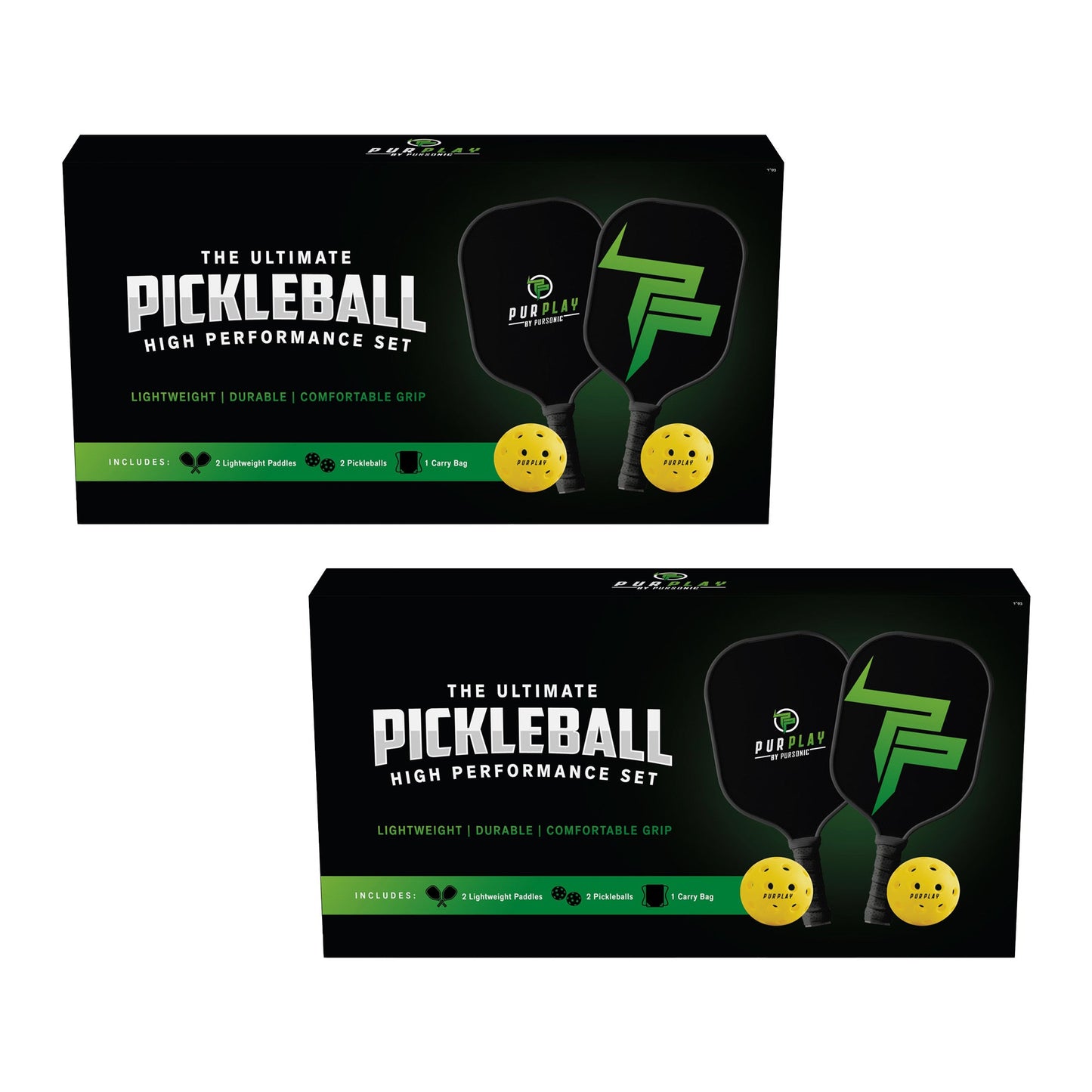 Pursonic The Ultimate Pickleball High Performance Set –4 Paddles, 4 Balls & 2 Carry Bag-3