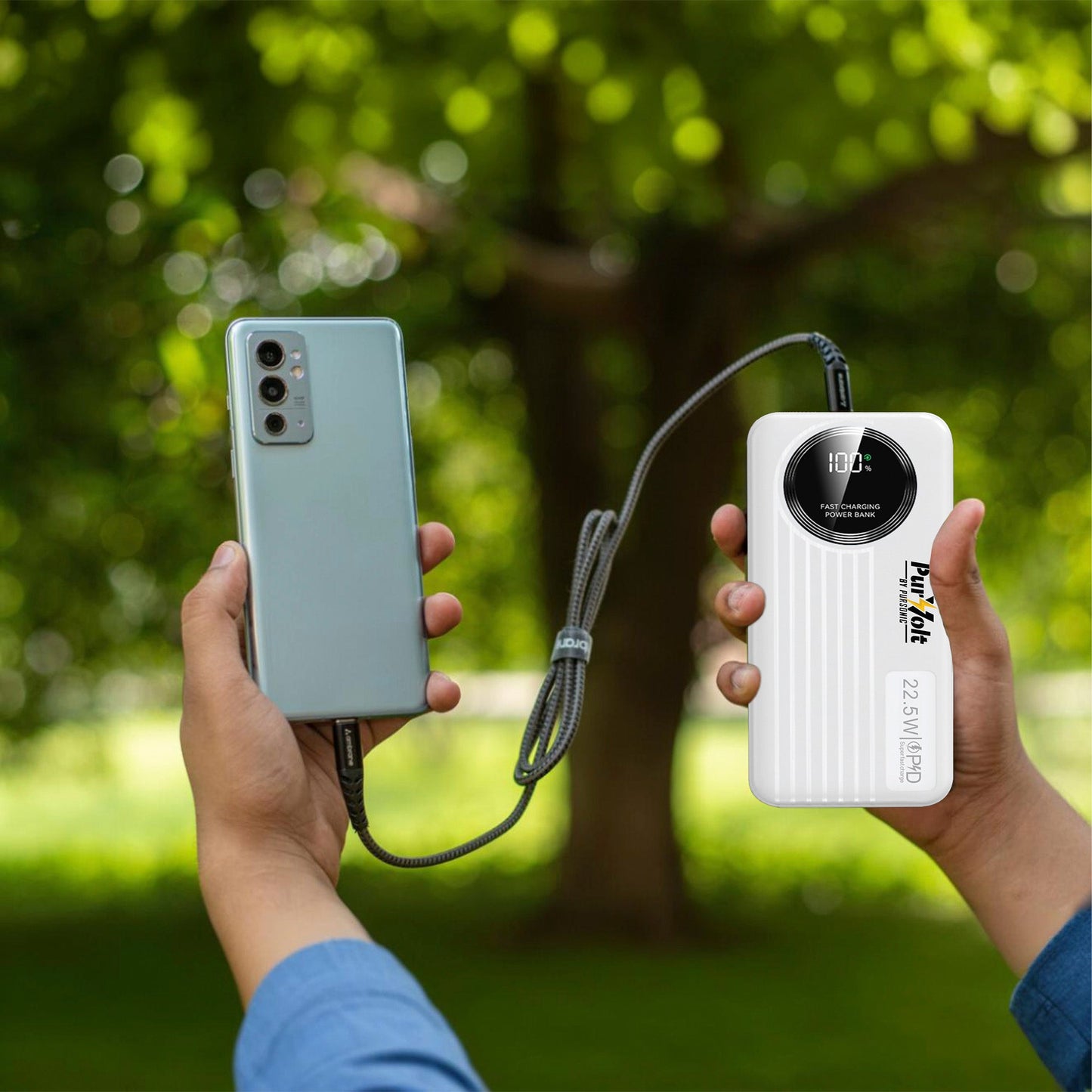Power & Protection Bundle: 40,000mAh Power Bank, LED Fast Charger & Smart Tracker-4