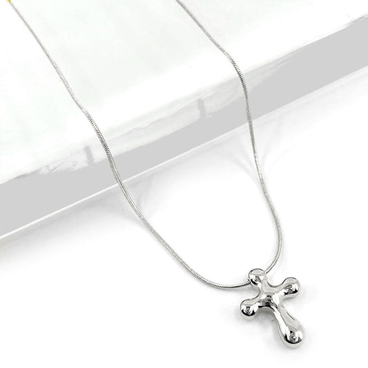 Stainless Steel Cross Pendant Necklace
