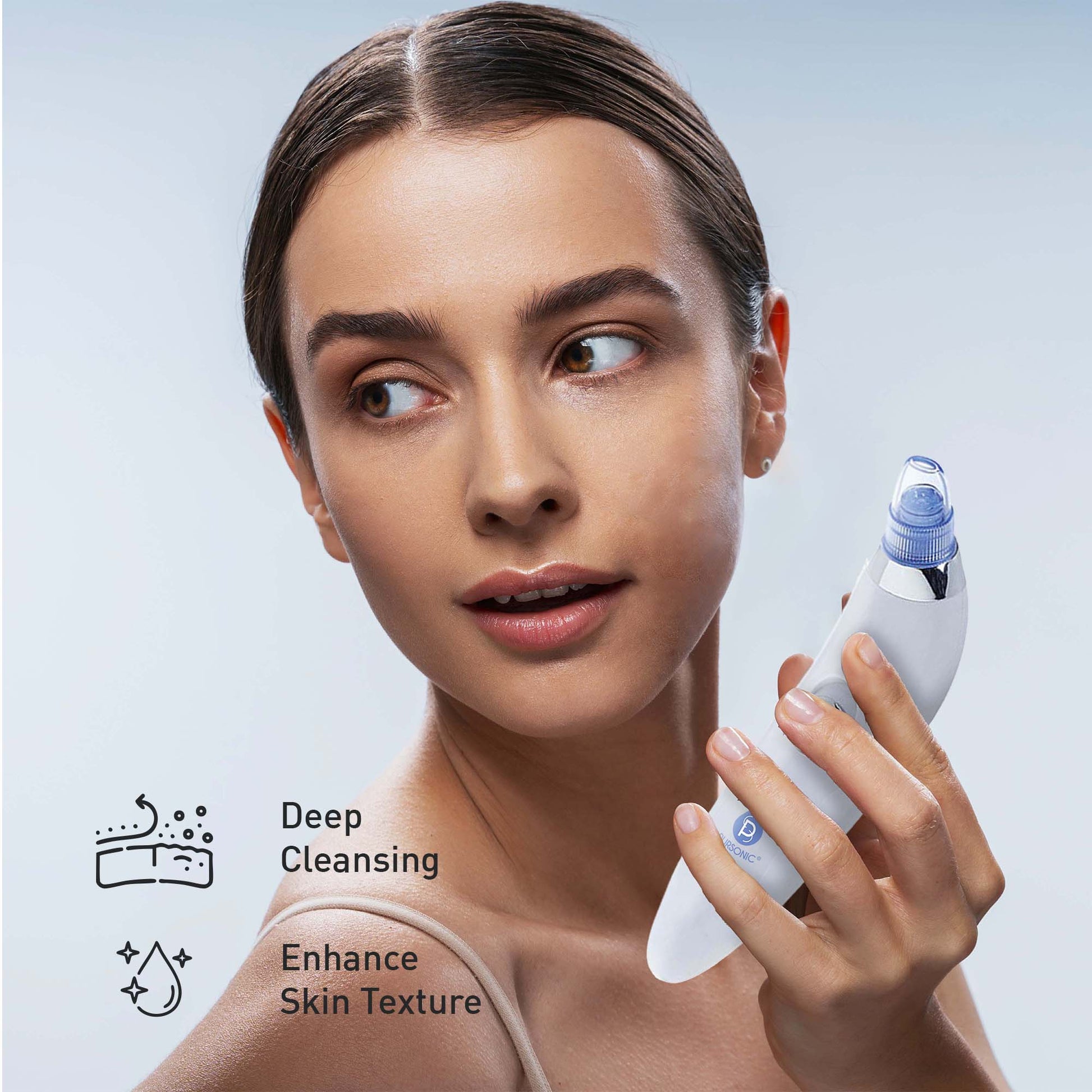 Pursonic Daily Detox Set - Pore Vacuum, Bamboo Toothbrushes, Charcoal Powder, Facial & Body Brush, and Dead Sea Mud Mask-3