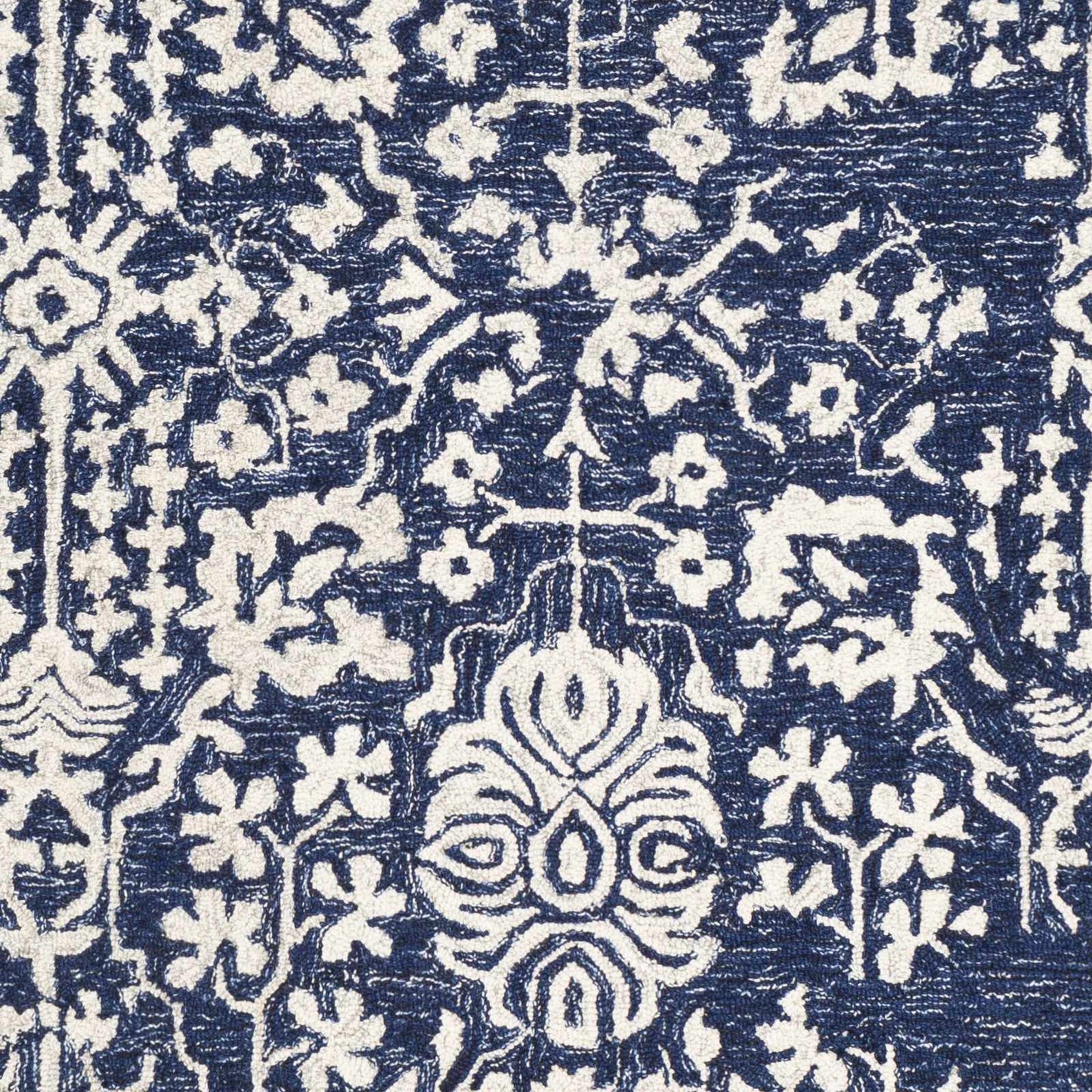 Sample Poole Navy Wool Area Carpet-0