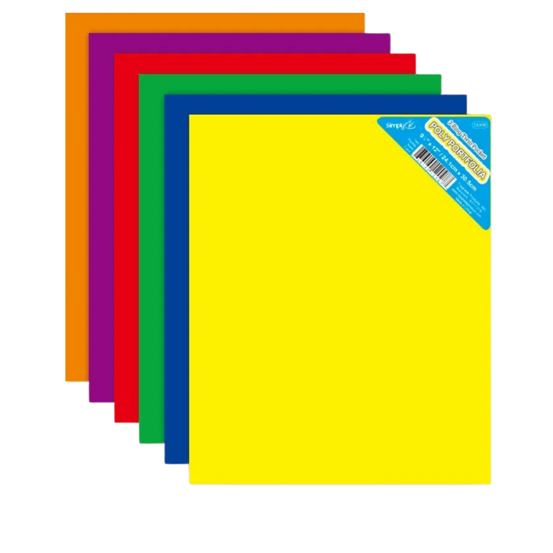 Portafolio poly 2 bolsillos