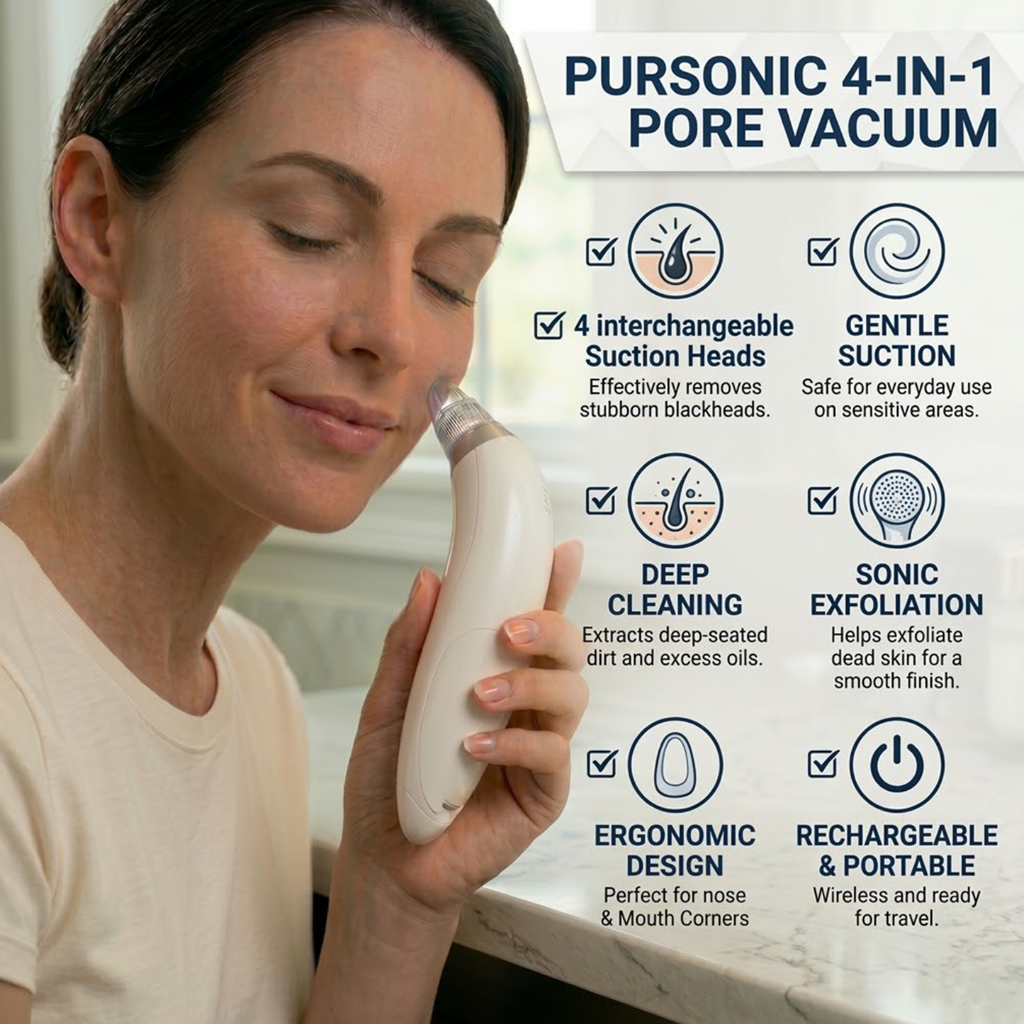 The Ultimate Glow Duo: Precision Dermaplaning & Sonic Pore Vacuum System-3