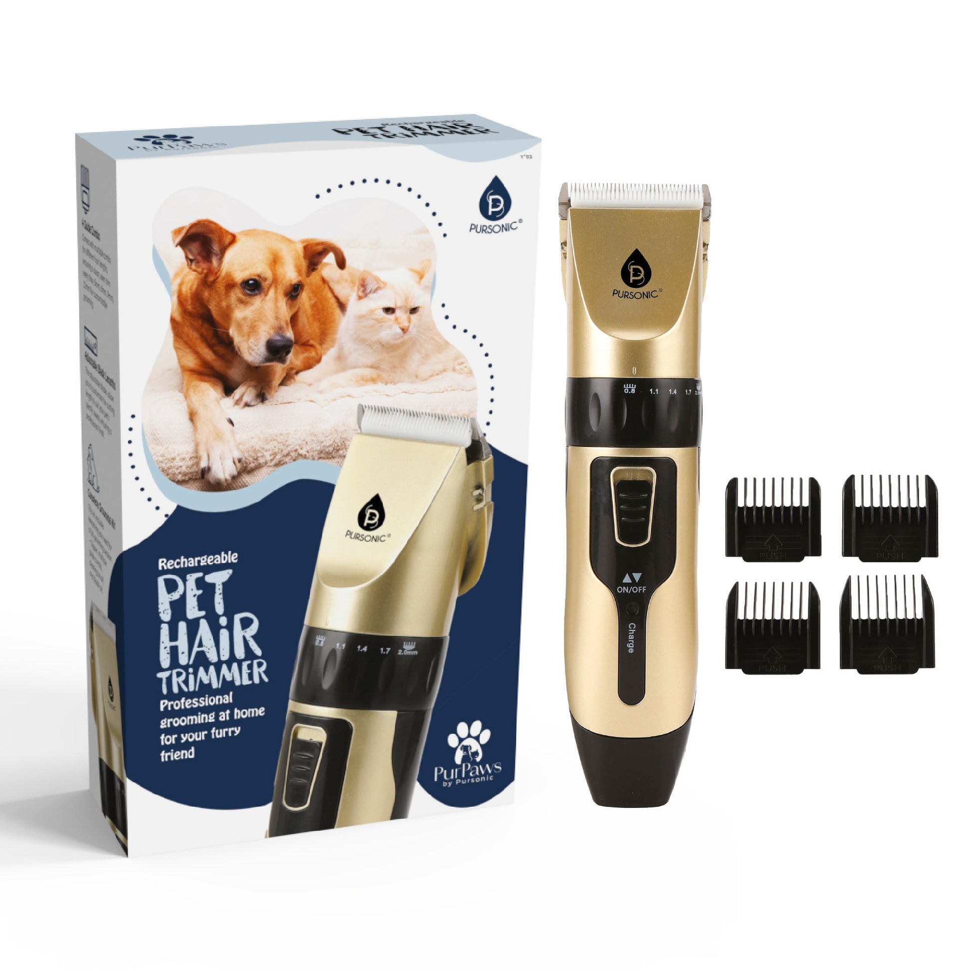 Rechargeable Pet Hair Trimmer – Easy, Safe & Comfortable Grooming at Home-0