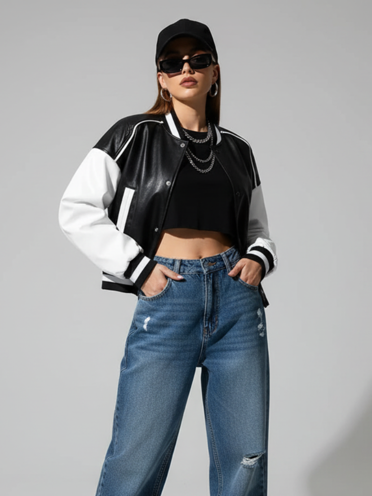 PU Leather Jacket, Lower East Side | Women - BYMANYC ® New York-0