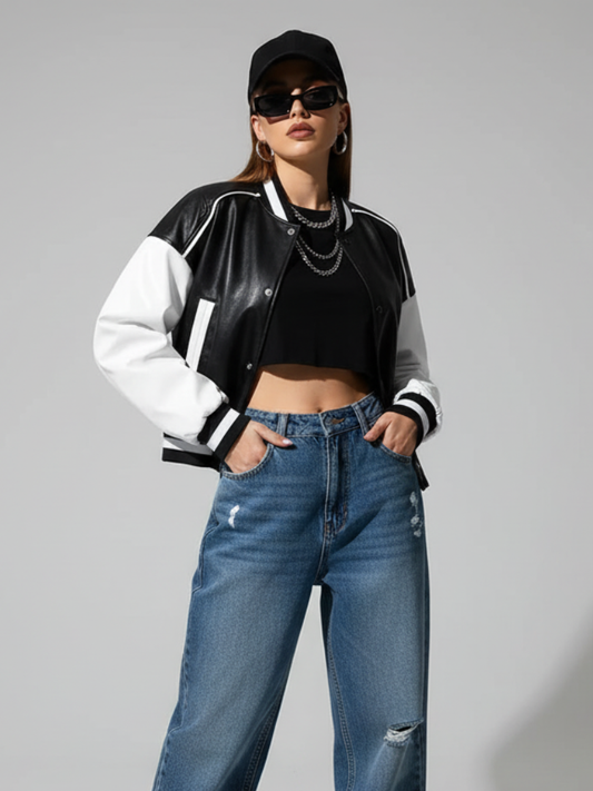 PU Leather Jacket, Lower East Side | Women - BYMANYC ® New York-0