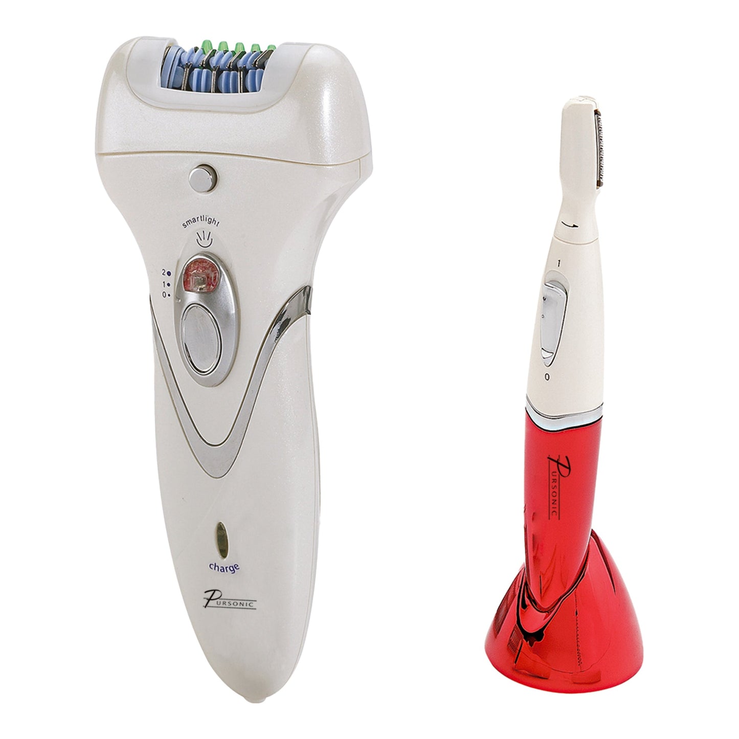 Pursonic Rechargeable Epilator & Bikini Personal Groomer Trimmer – All-in-One Hair Removal System-0