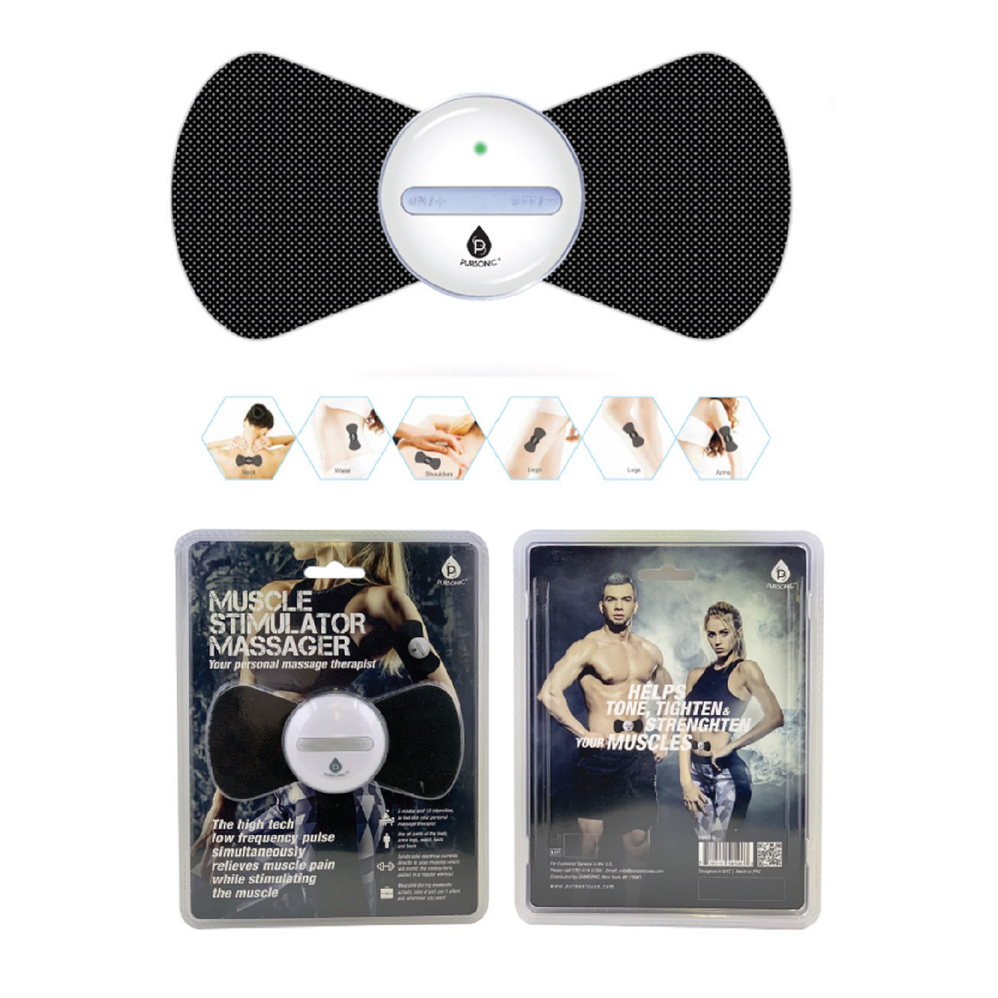 Wireless Muscle Stimulator Pulse Massager-2