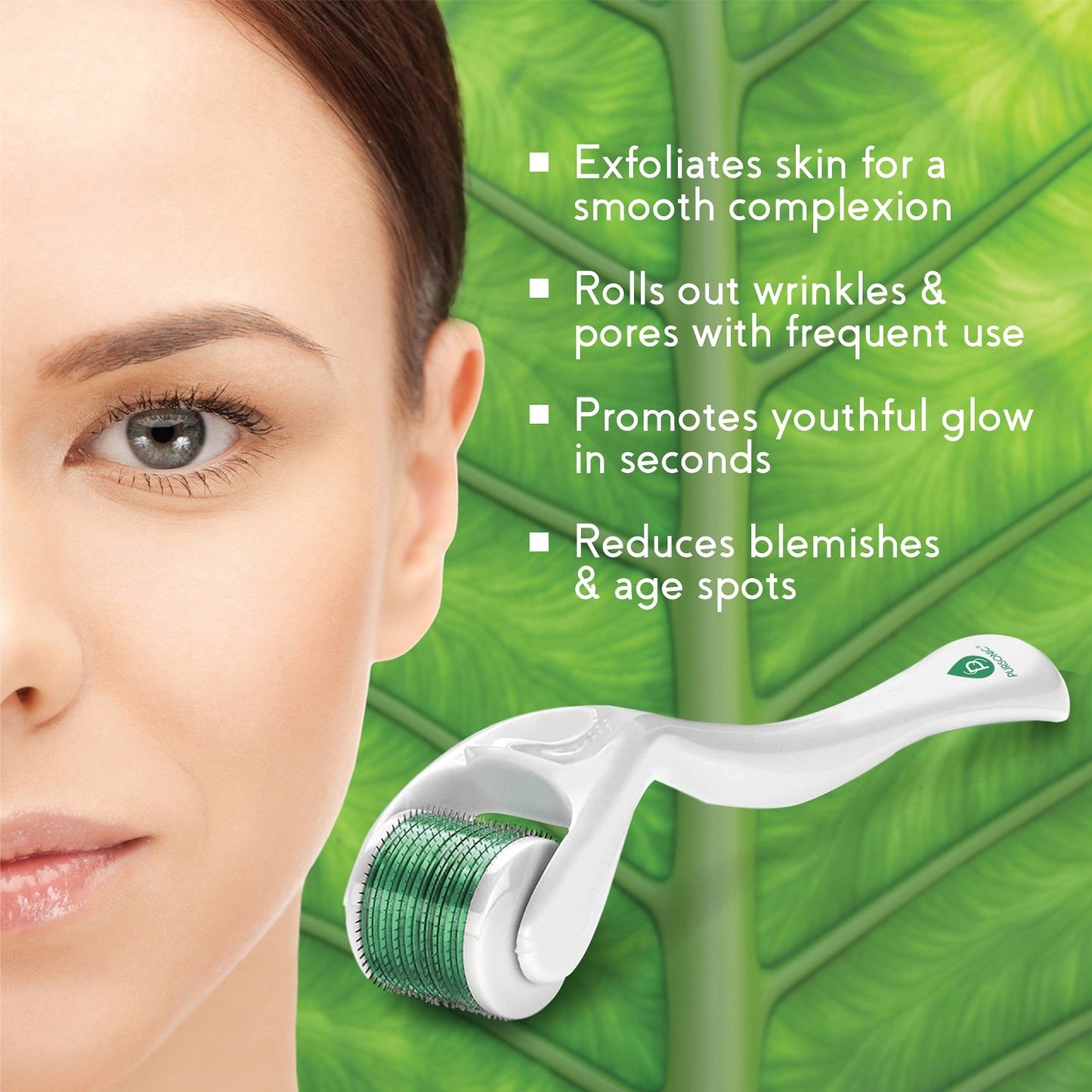 Ultimate Renewal Kit: Micro Needle Derma Roller + Anti-Aging Serum Trio-2