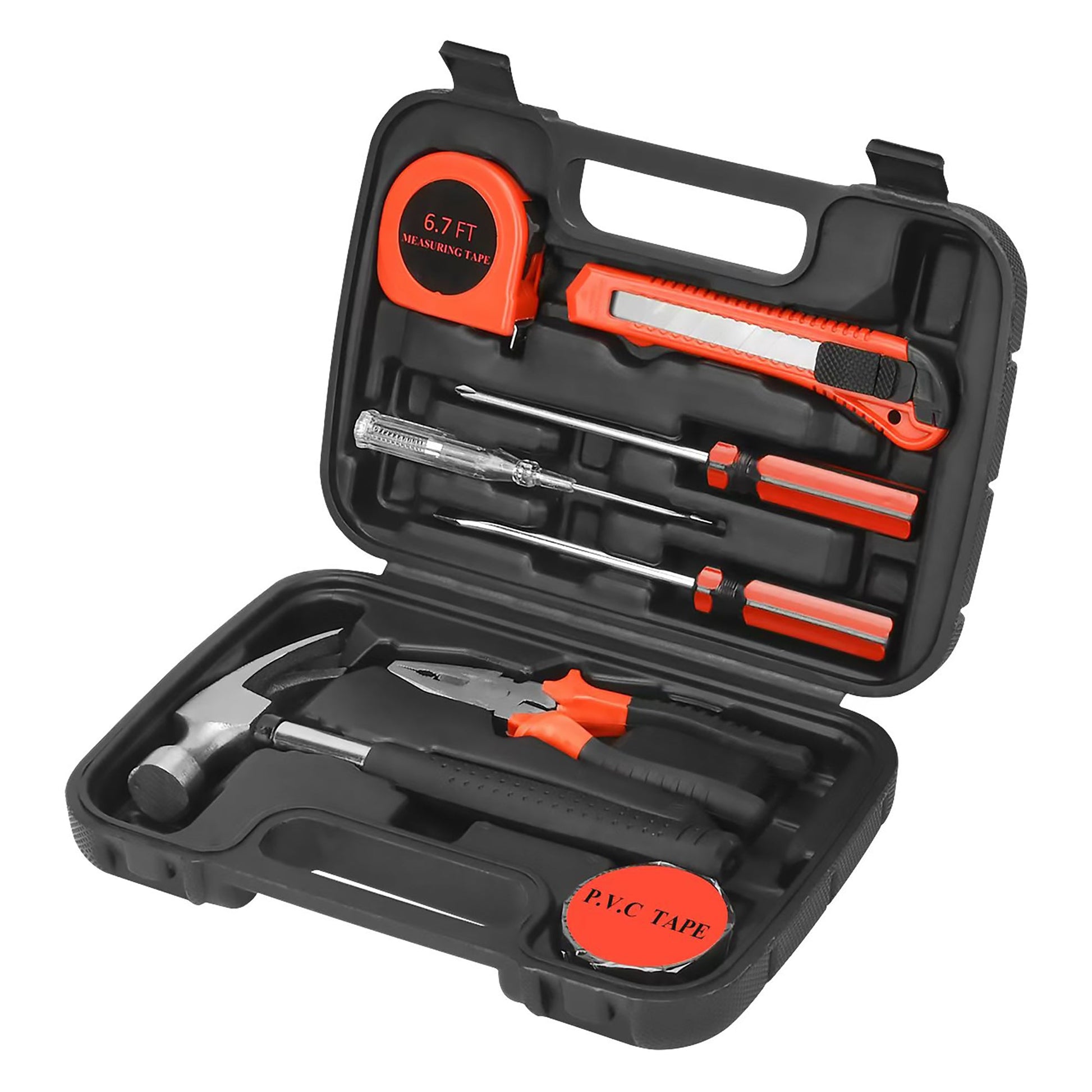 9 Piece Household Handy Solutions Tool Set for Everyday Tasks-0