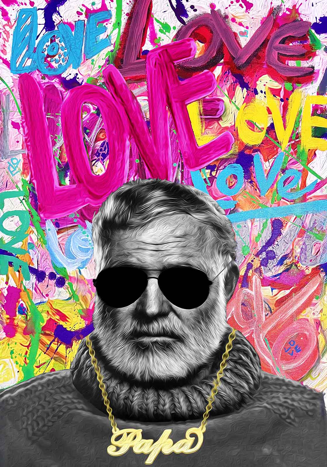 #1 Papa Love (Hand-Embellished Edition — Only 5 Available)-1