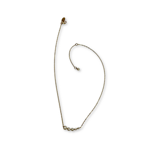 Pearl Row Necklace