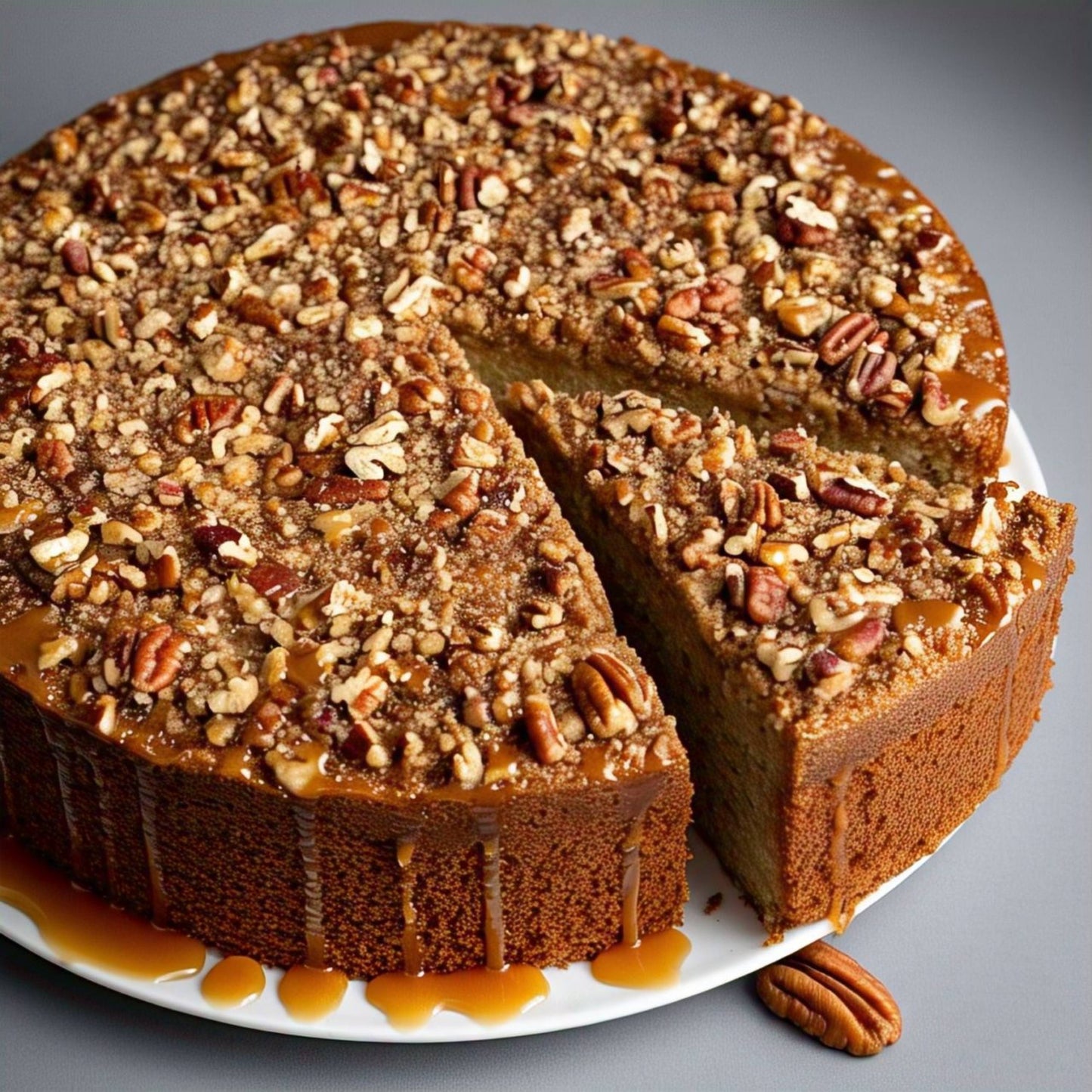 Andy Anand's Caramel Pecan Cake 9" - Dream full of Deliciousness (2 lbs)