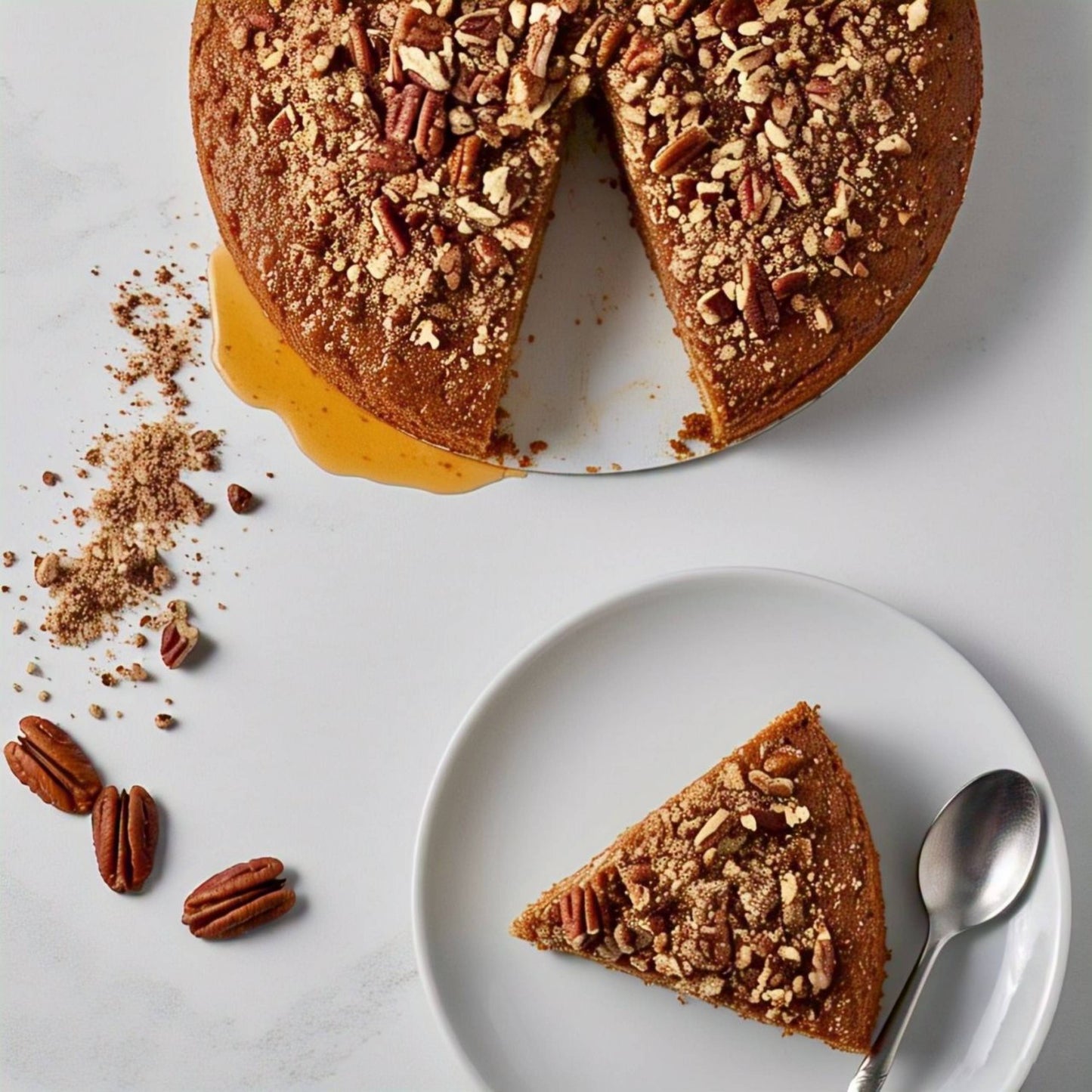 Andy Anand's Caramel Pecan Cake 9" - Dream full of Deliciousness (2 lbs)